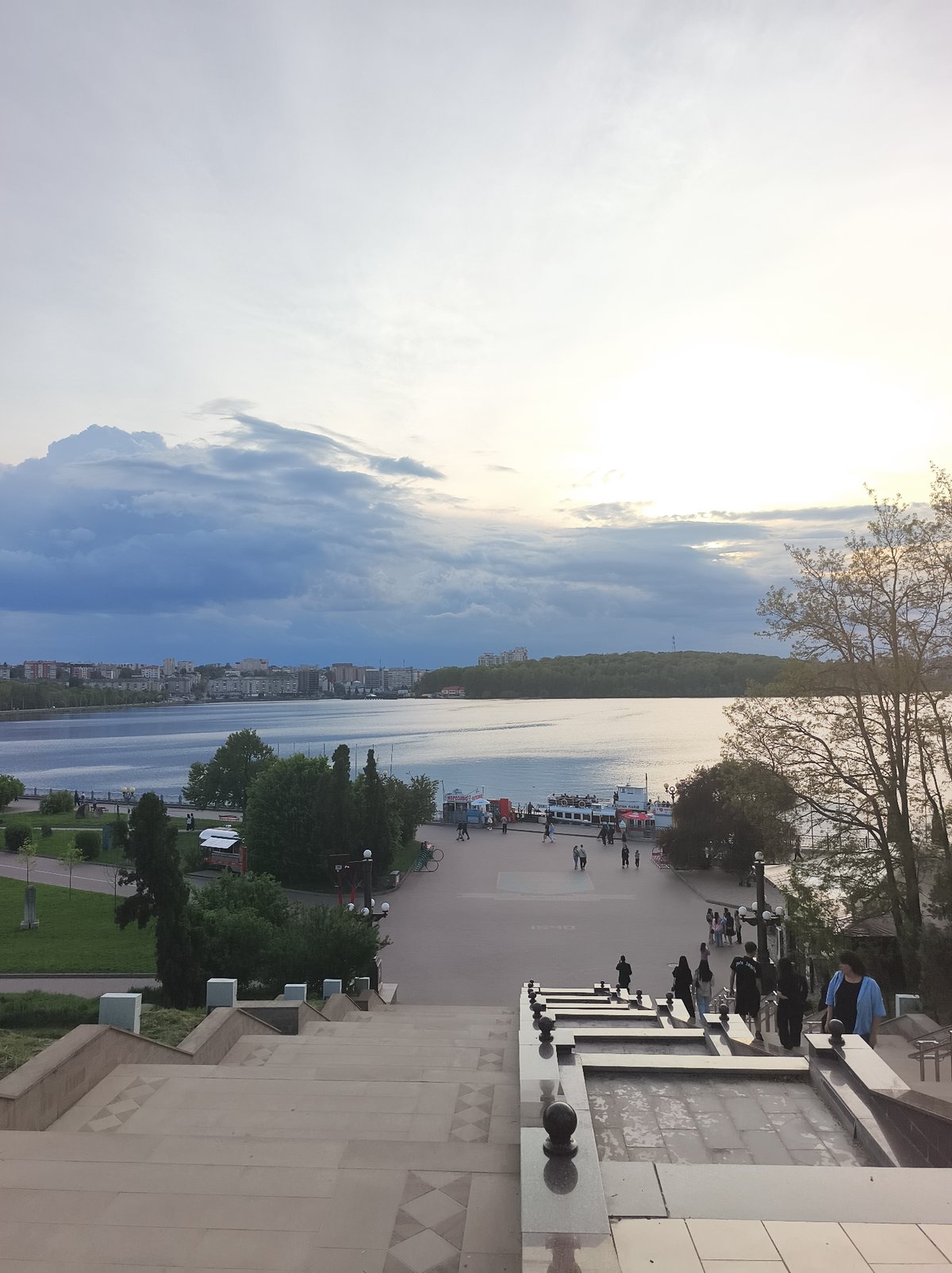 Tourist documents Ternopil landmarks including museum, waterfront, love tree