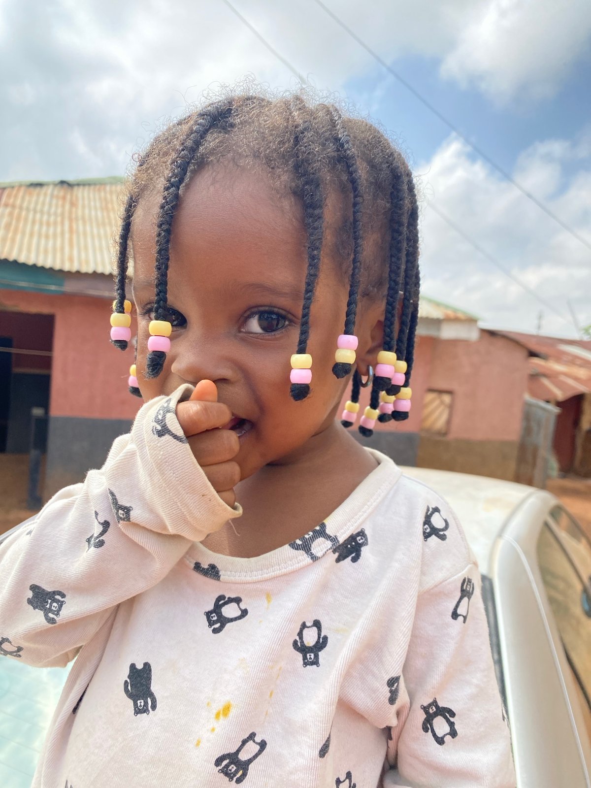 Playful outdoor portraits in Bukuru, Nigeria