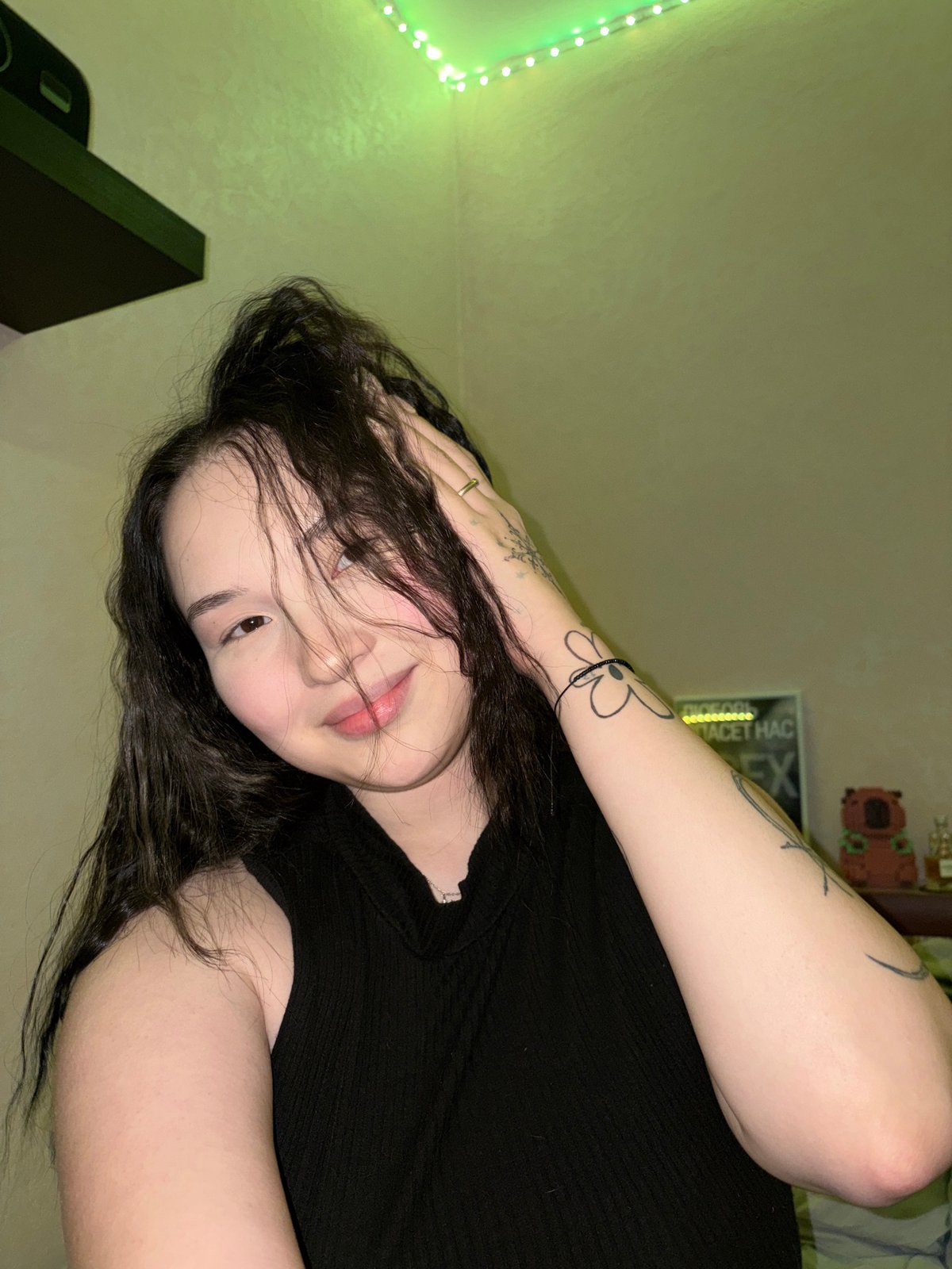 Private moments documented in Chaikovsky bedroom setting
