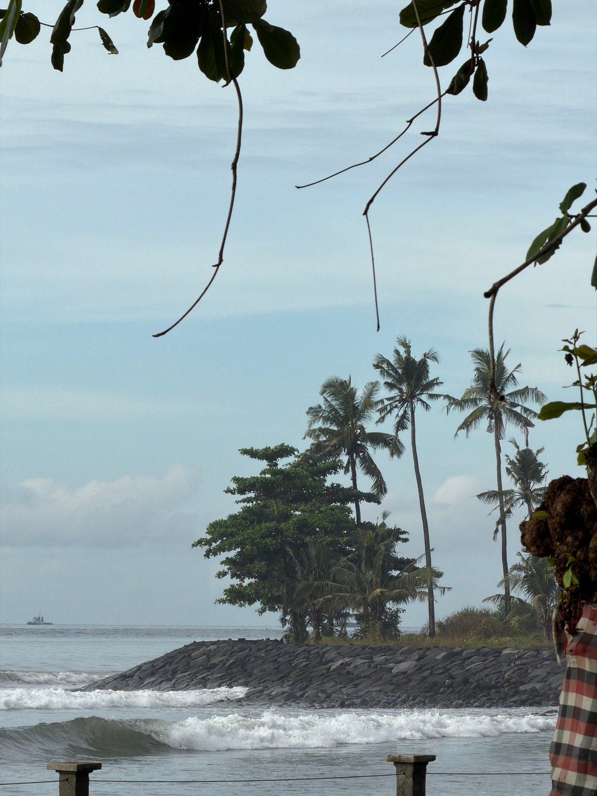 Early morning coastal scenes captured in Karangasem, Indonesia