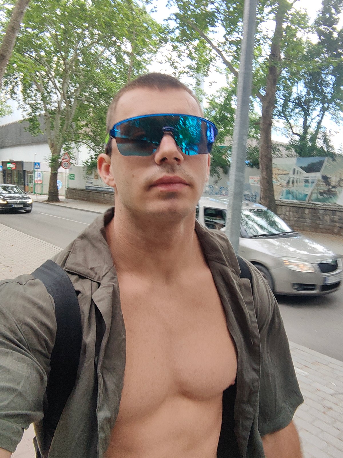 Friend group wanders Varna streets, shops, and underpasses