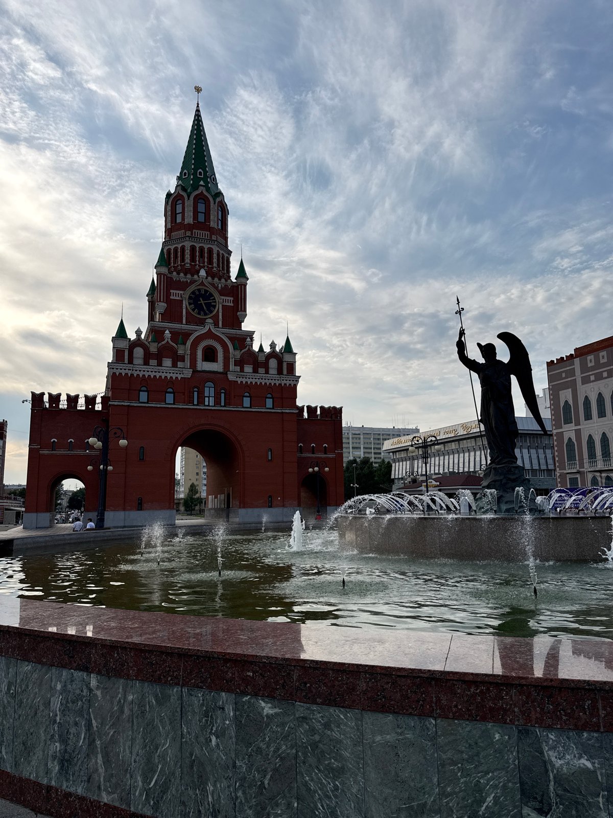 Yoshkar-Ola's landmarks: cathedrals, golden domes, and the Archangel Michael plaza