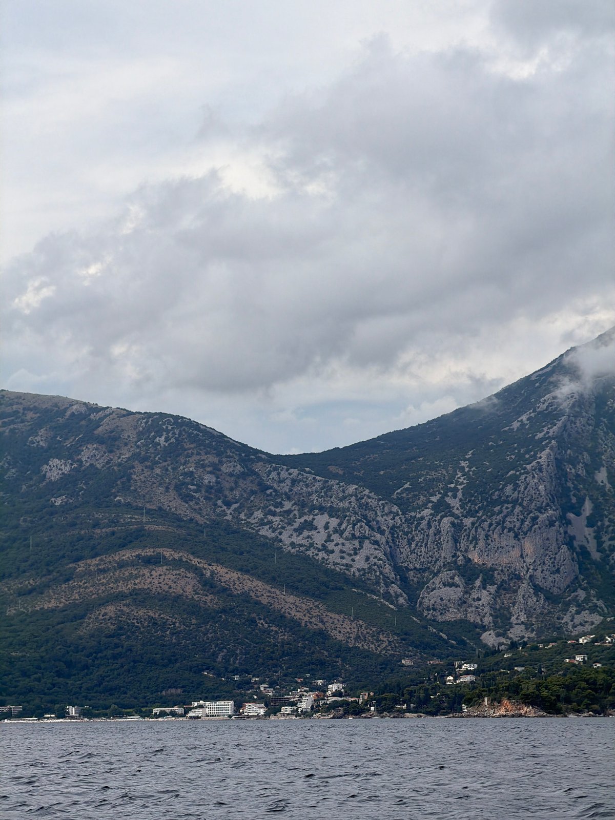 Sailing the Adriatic along Montenegro's Bar coastline