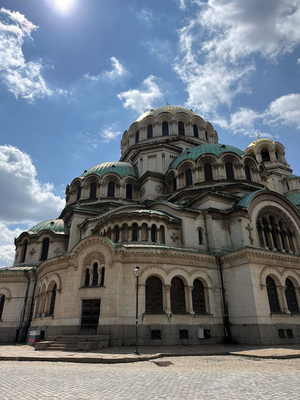 Saint Alexander Nevsky Cathedral observed in Sofia, Bulgaria
