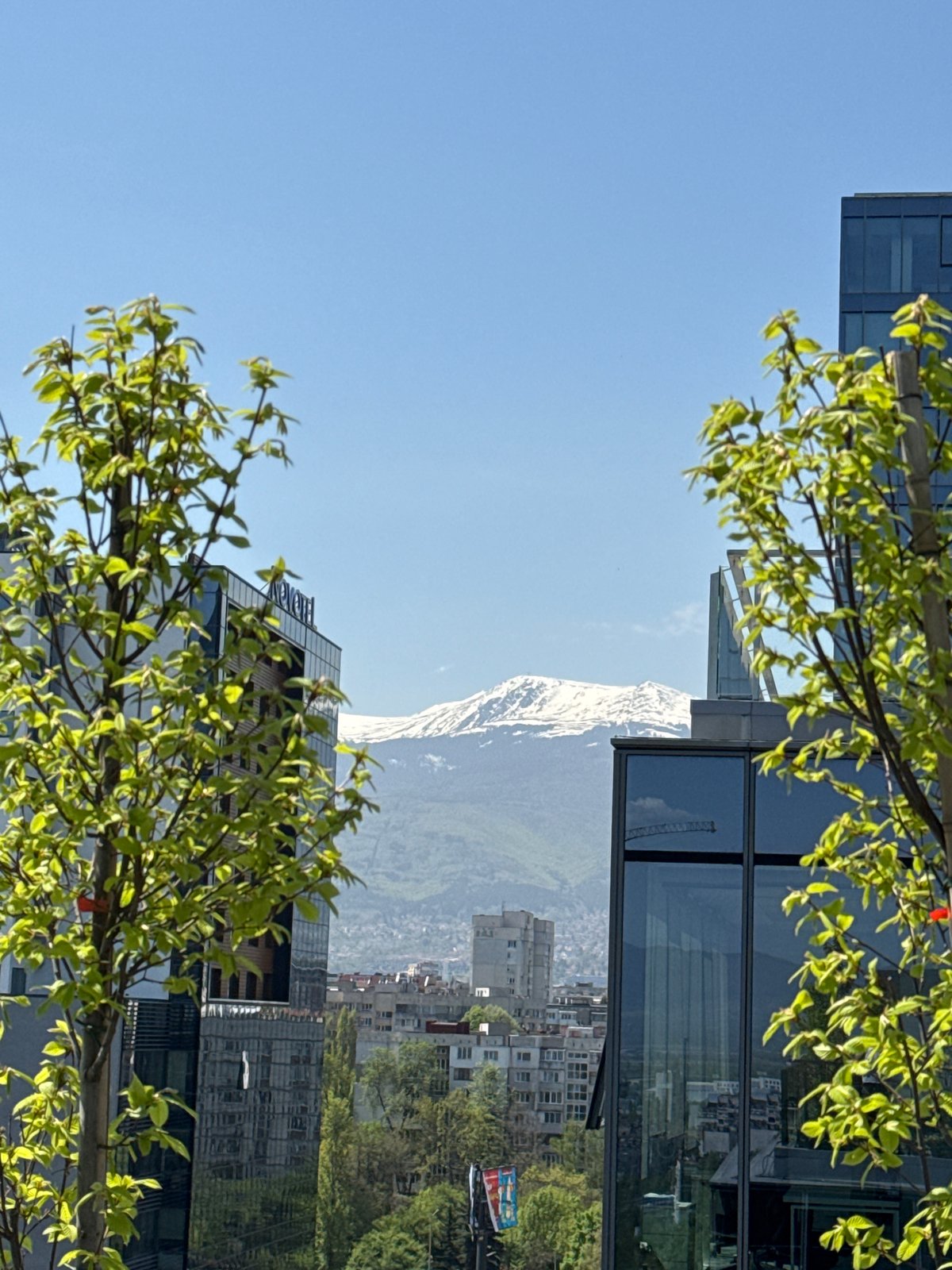 Spring morning urban scenes documented across Sofia, Bulgaria