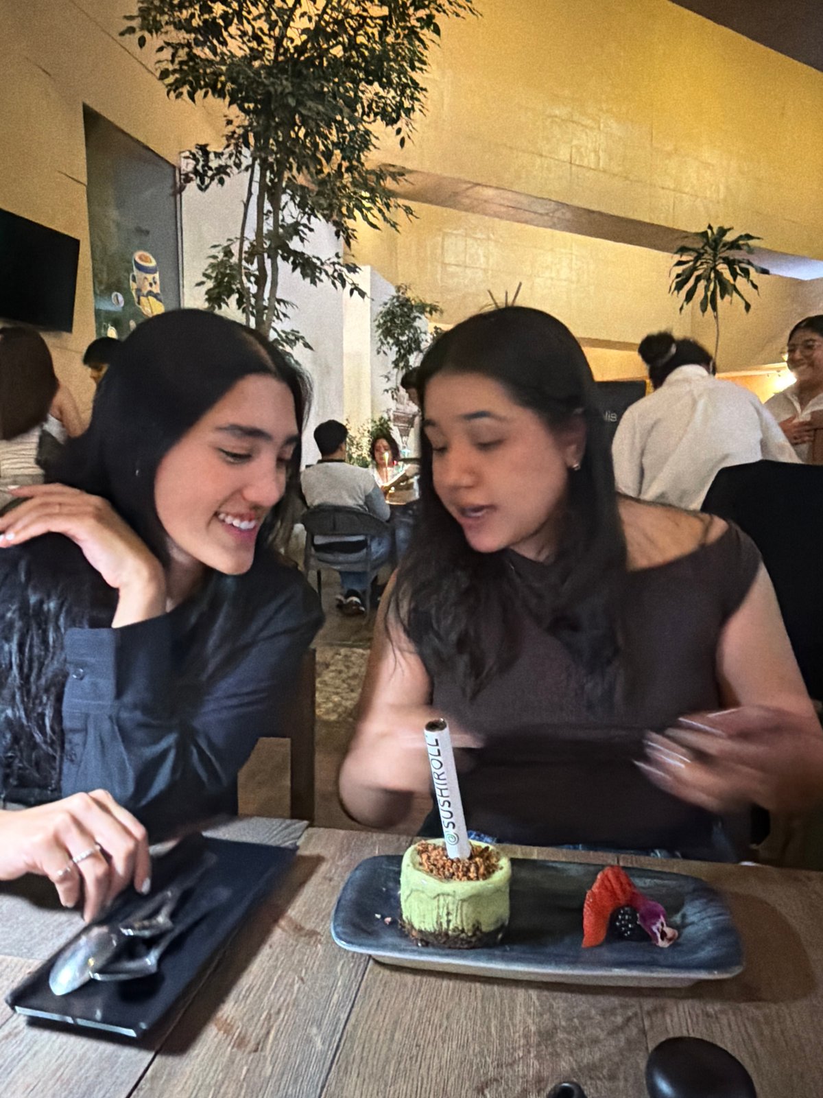 Birthday celebration captured at Puebla restaurant early morning