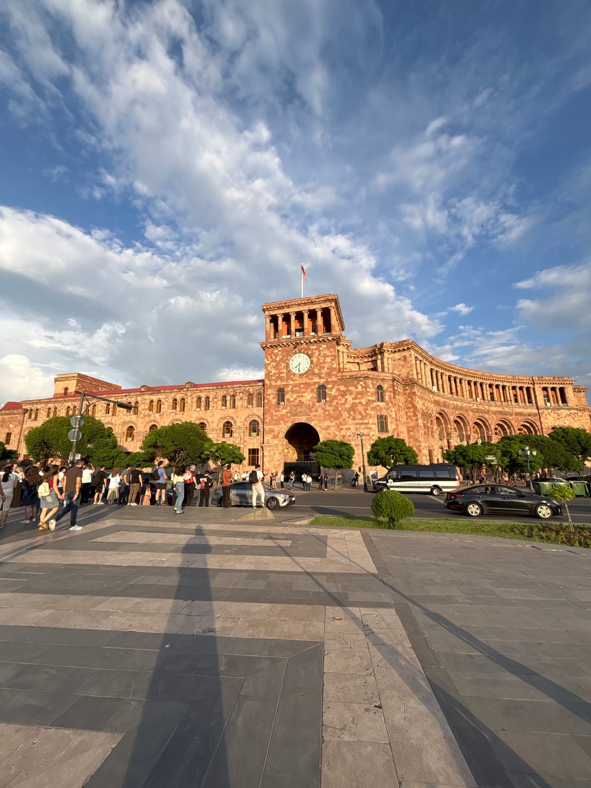 Afternoon street life documented around Yerevan's Republic Square