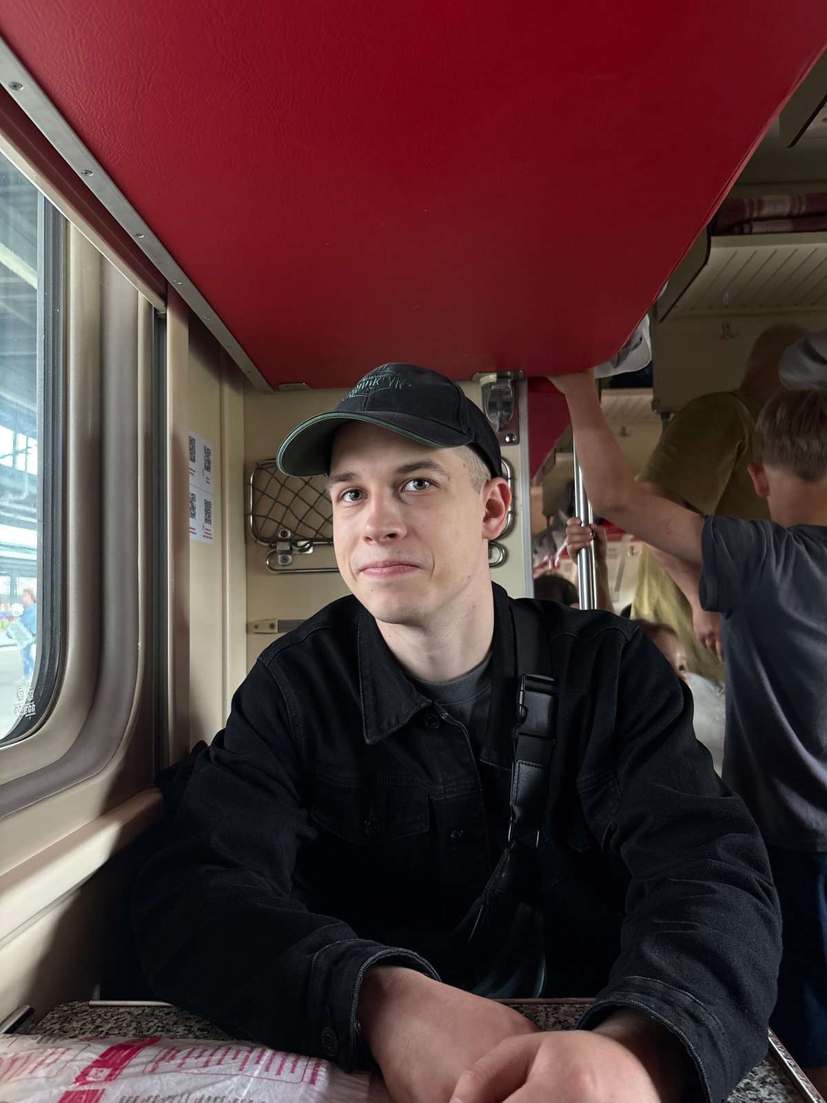 Train journey documented across Russian cities and stations