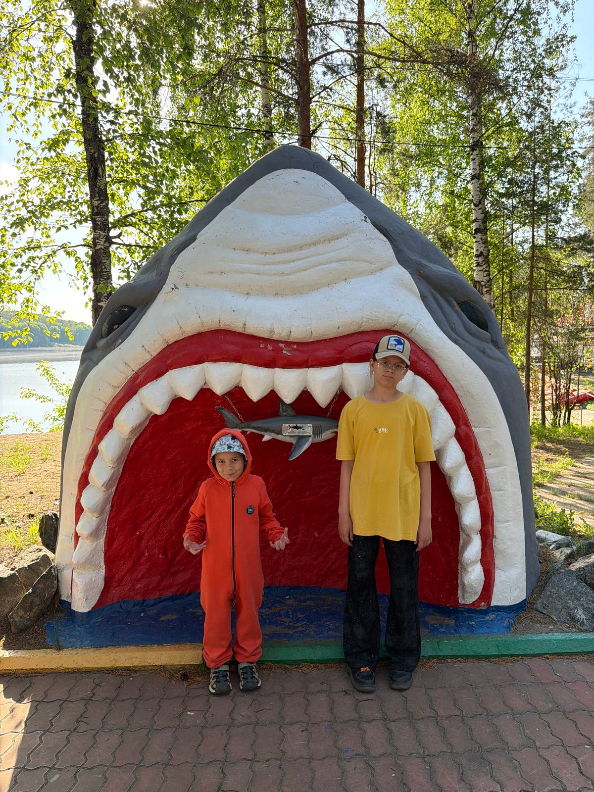 Morning family outing documented across Chaykovsky, Russia attractions and restaurants