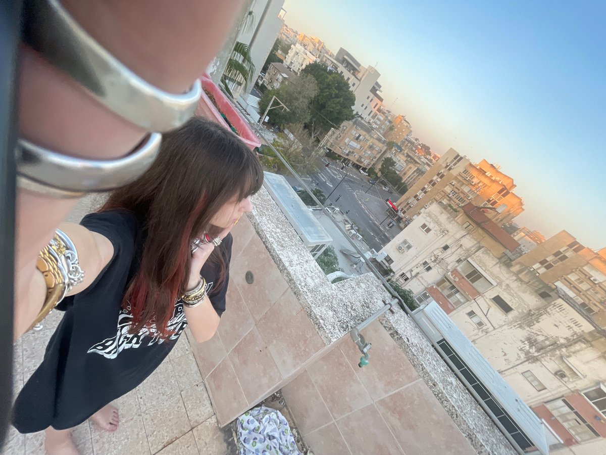 Early morning rooftop observations captured in Petah Tikva