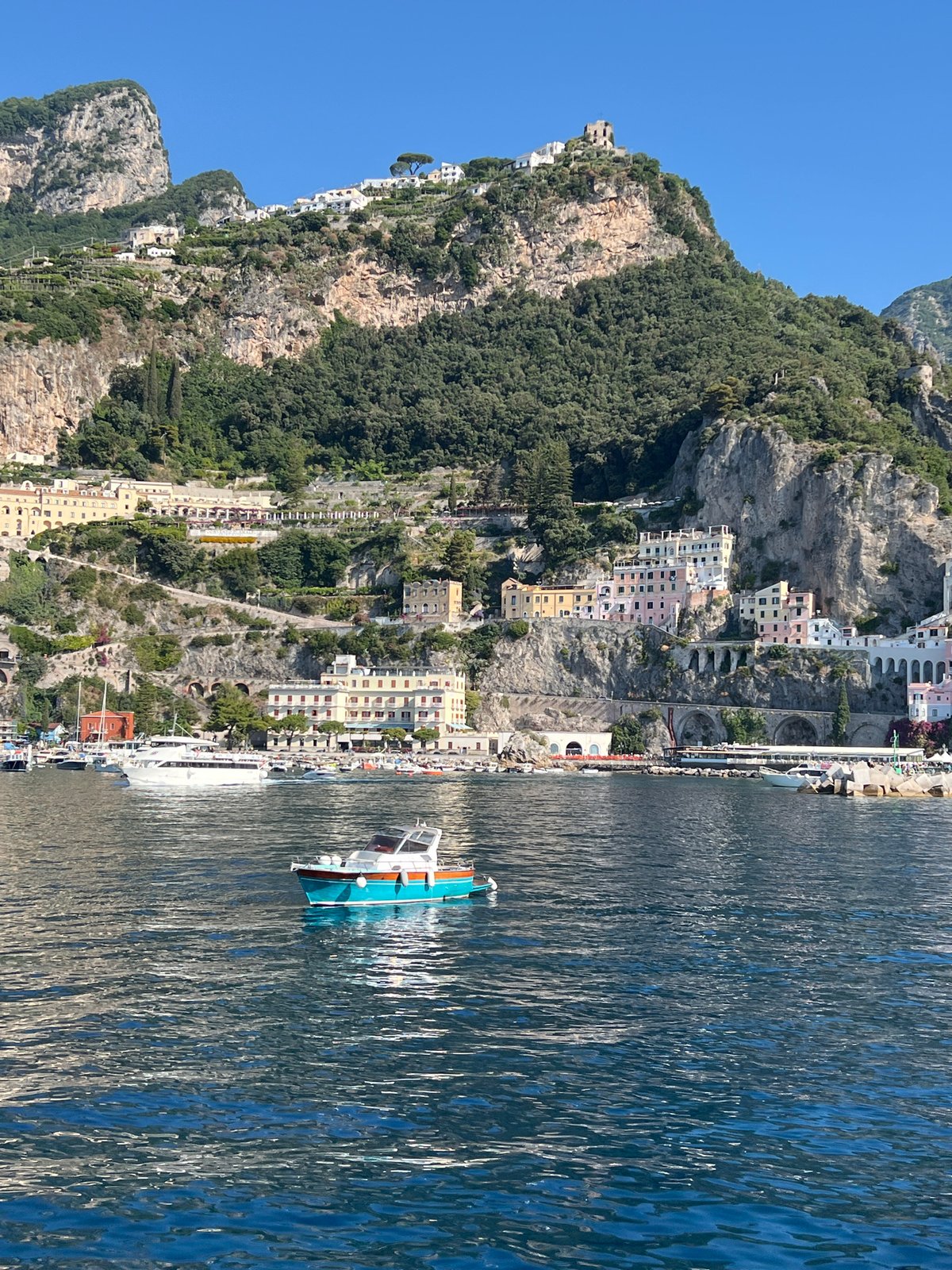 Morning scenes captured along Italy's Amalfi Coast near Pogerola