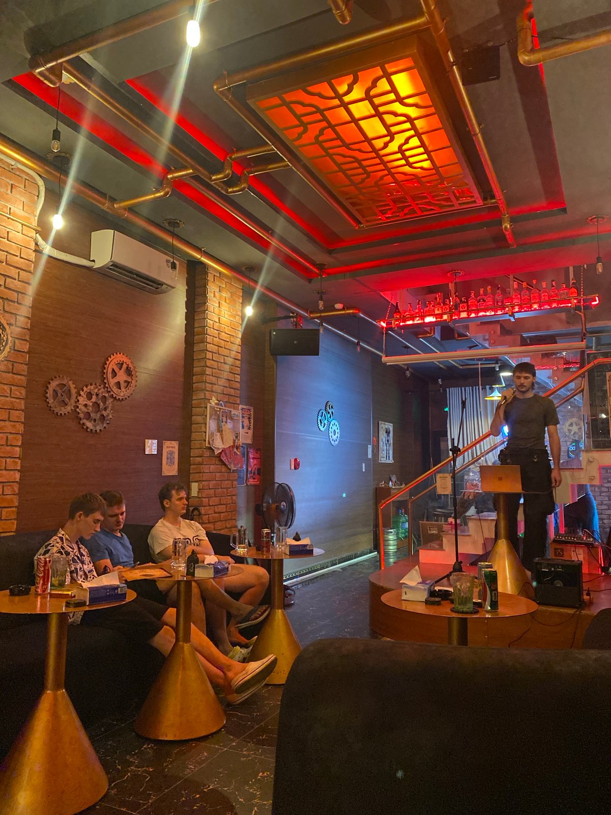 Inside a steampunk bar and night streets of Đà Nẵng