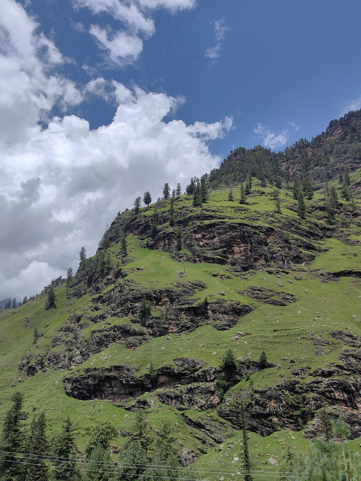 Mountain roads, daily work, and horses in Kothi