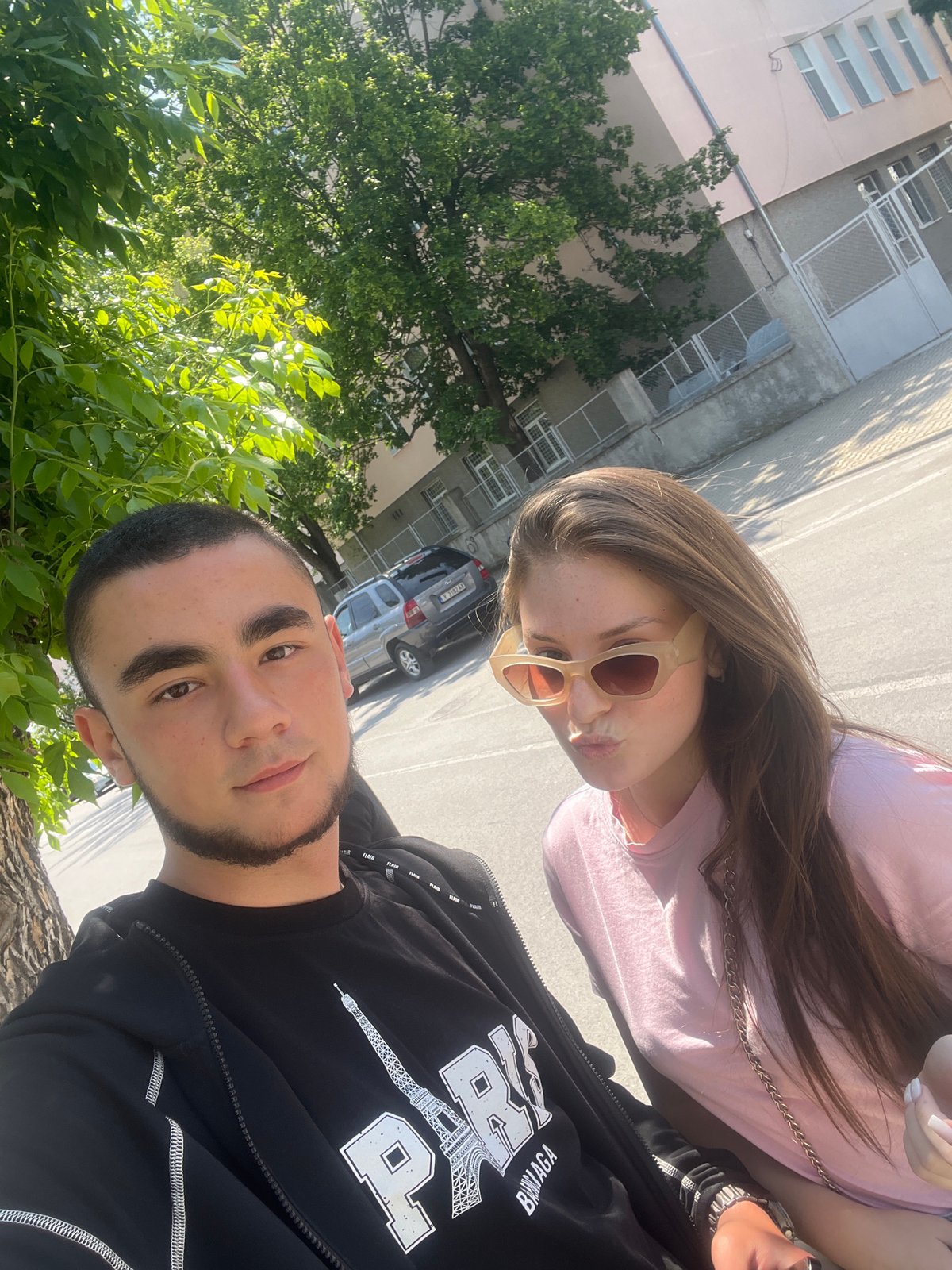 Young men gather for casual photo session in Elhovo park