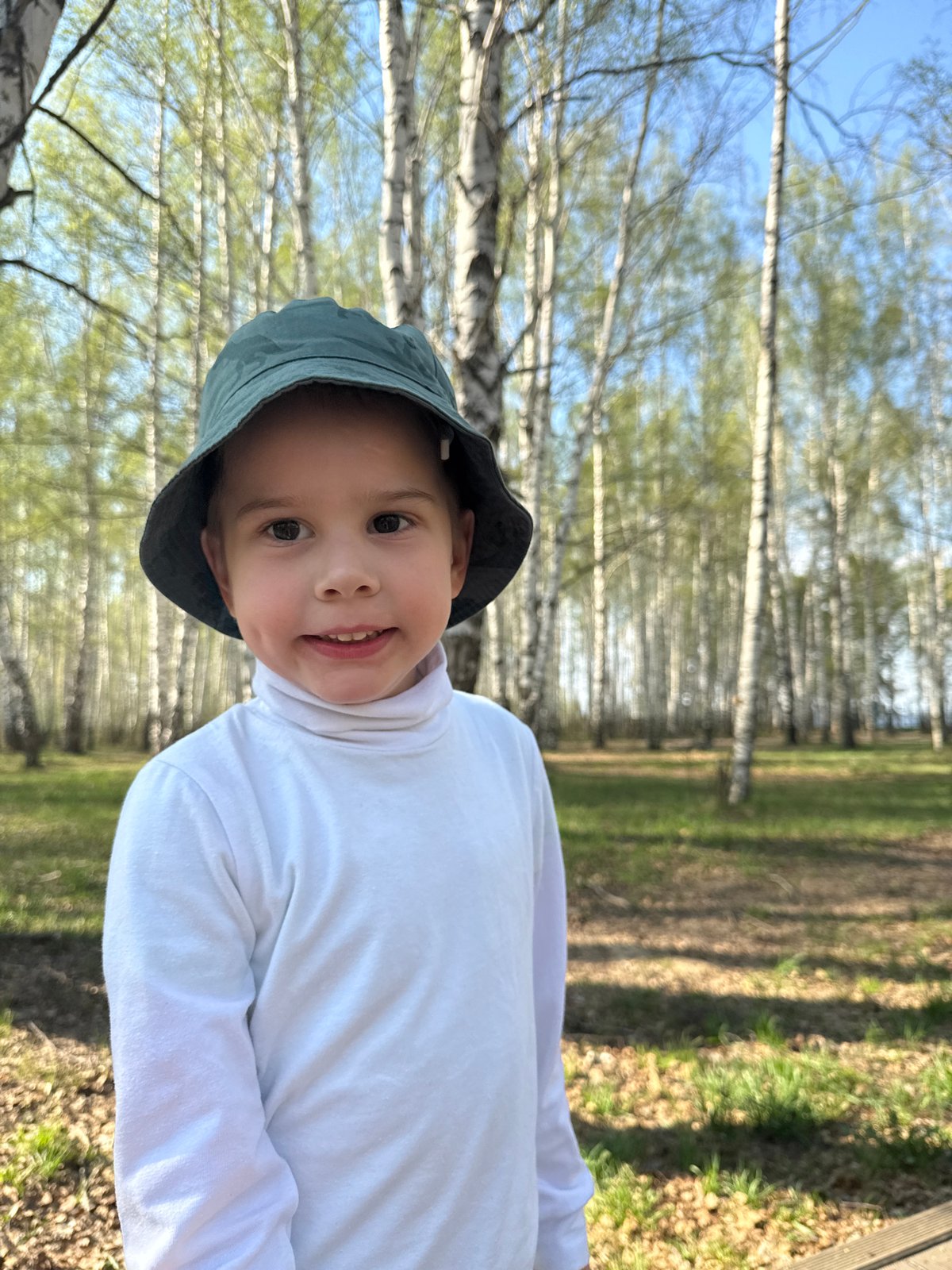 Mother and child enjoy outdoor day in Chaikovsky, Russia