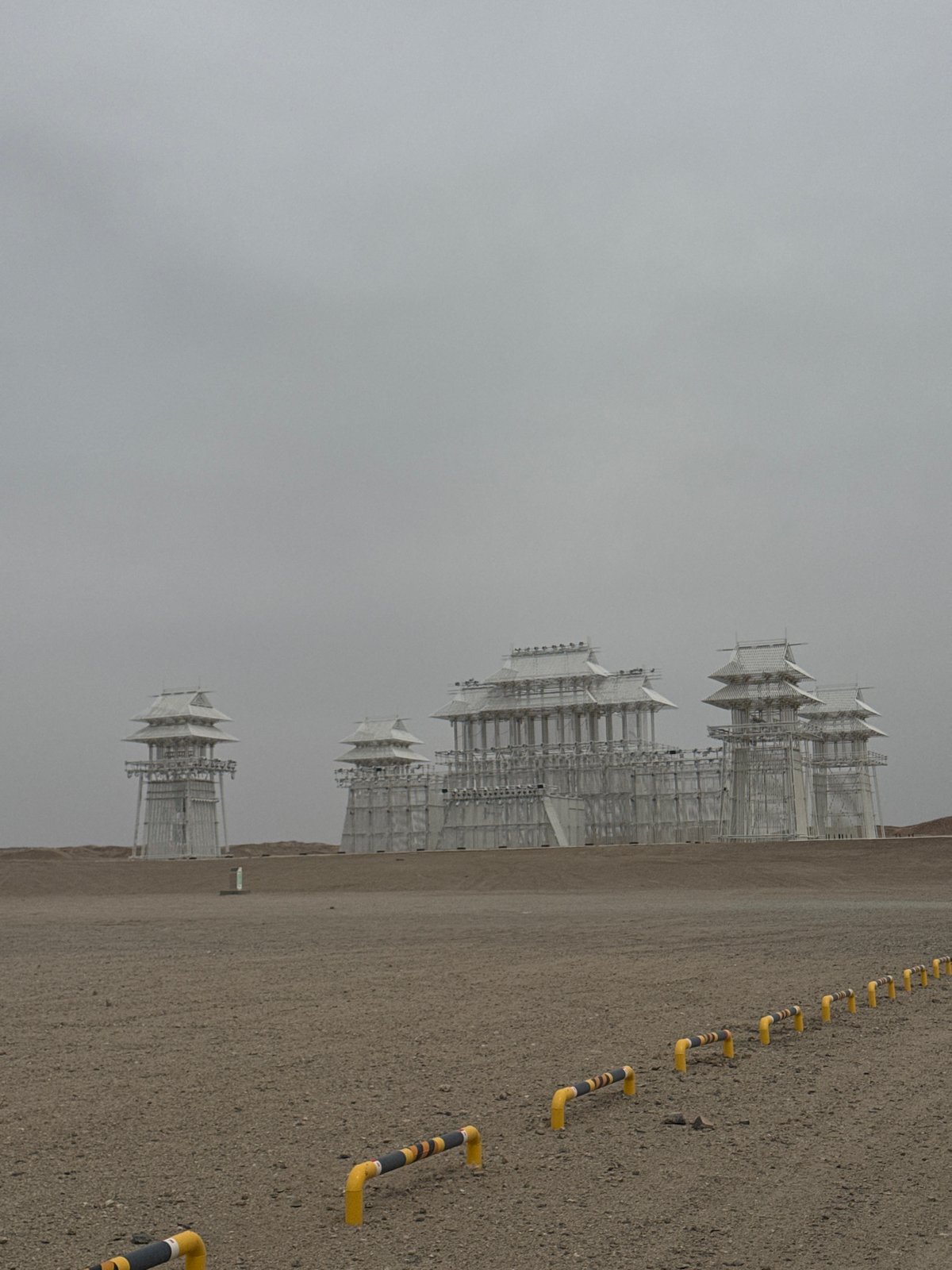 White pagoda-like structures observed at China's Yadan World Geopark