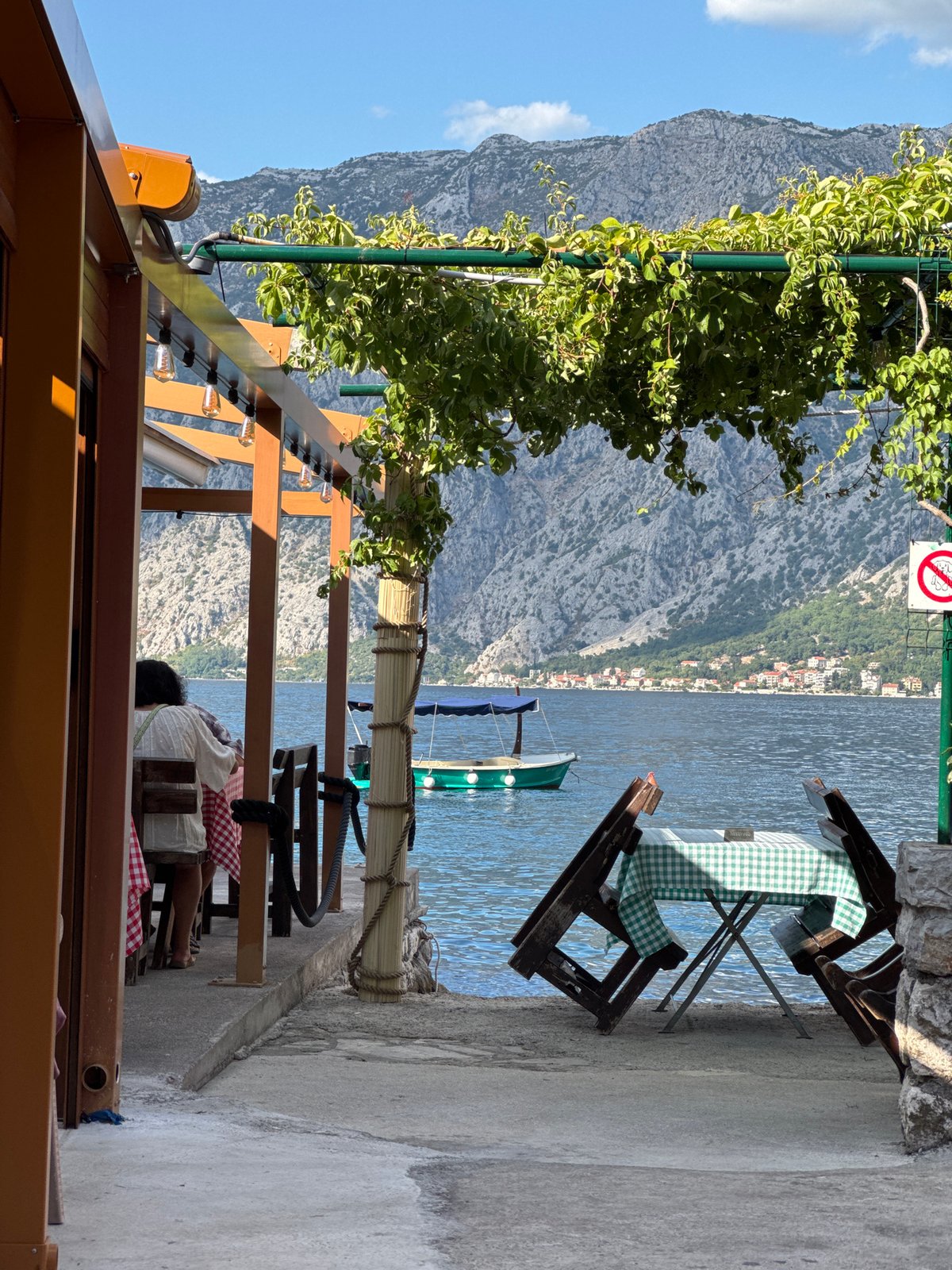 Sunny afternoon on the Bay of Kotor, Prčanj