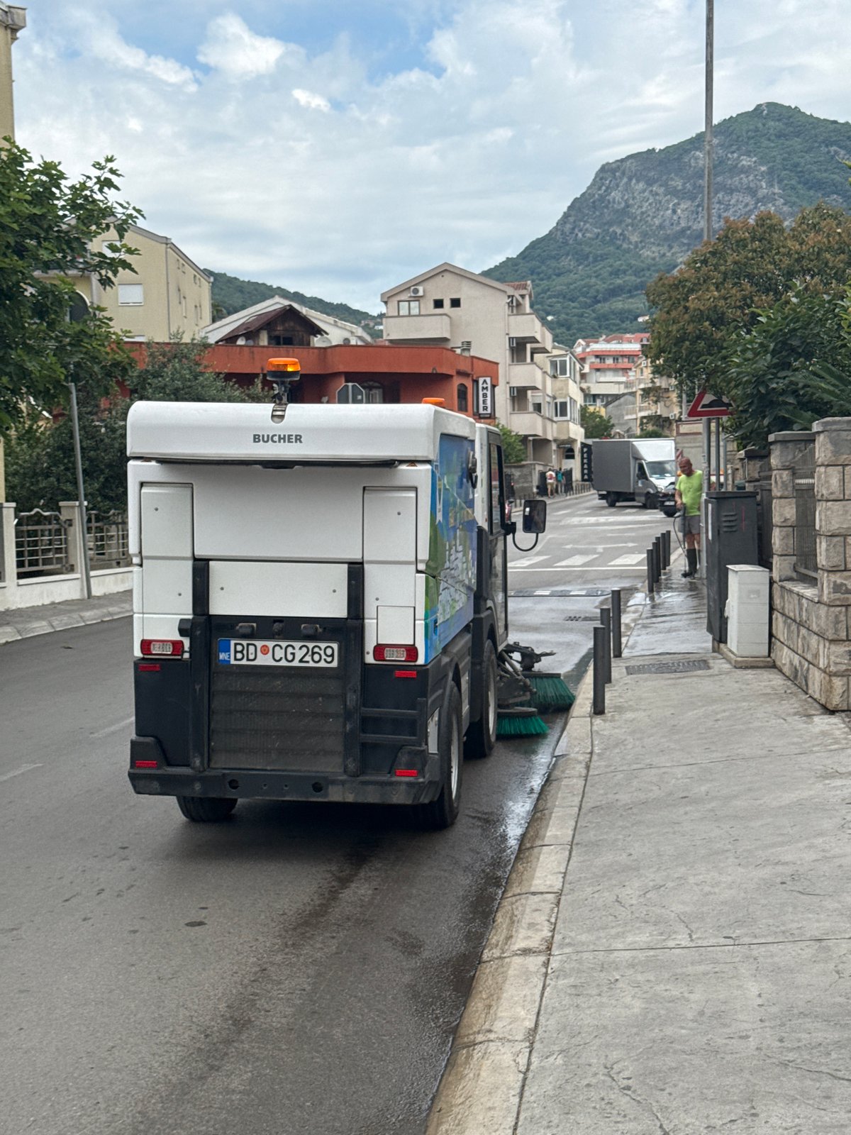 Morning street scenes documented across Budva, Montenegro neighborhoods