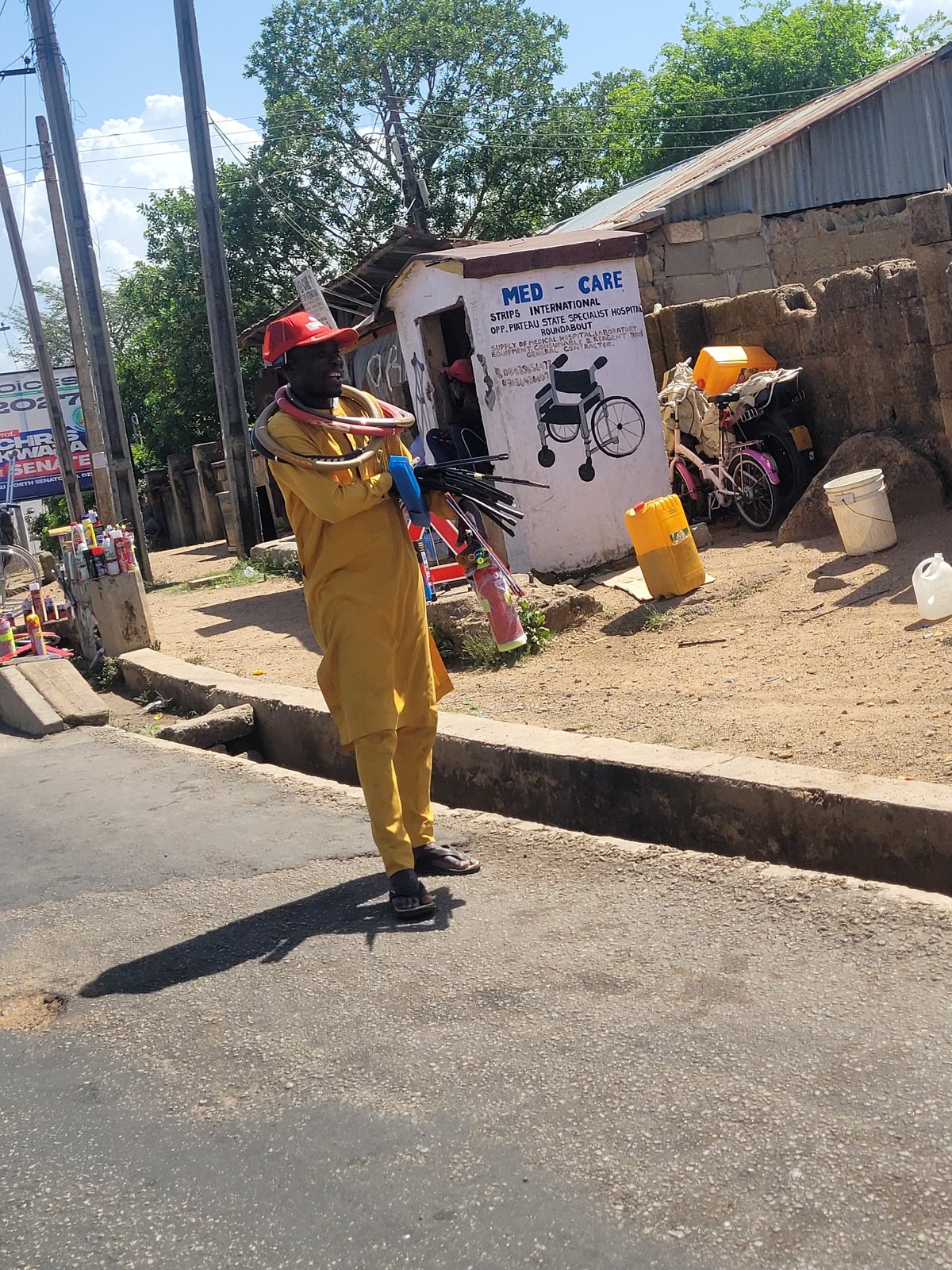 Daily street life documented in Jos, Nigeria