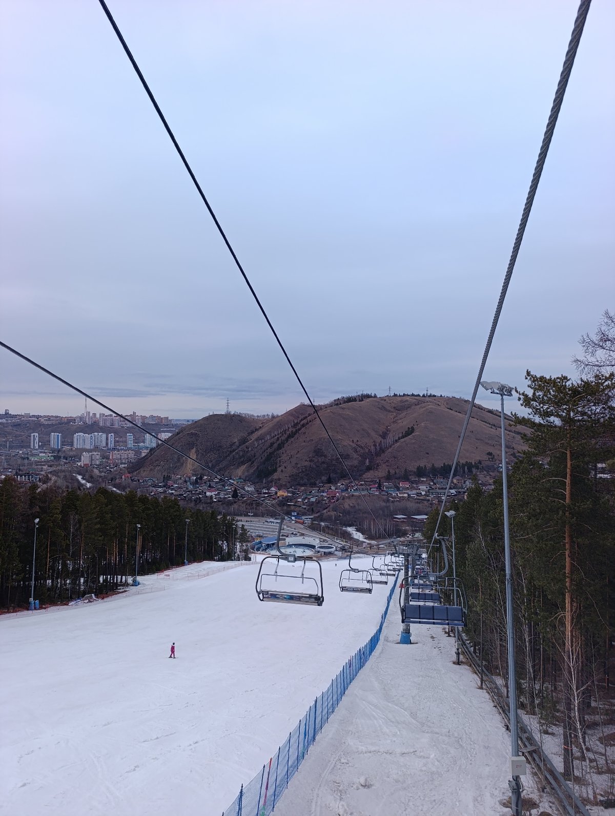 Ski resort and street scenes documented in Krasnoyarsk