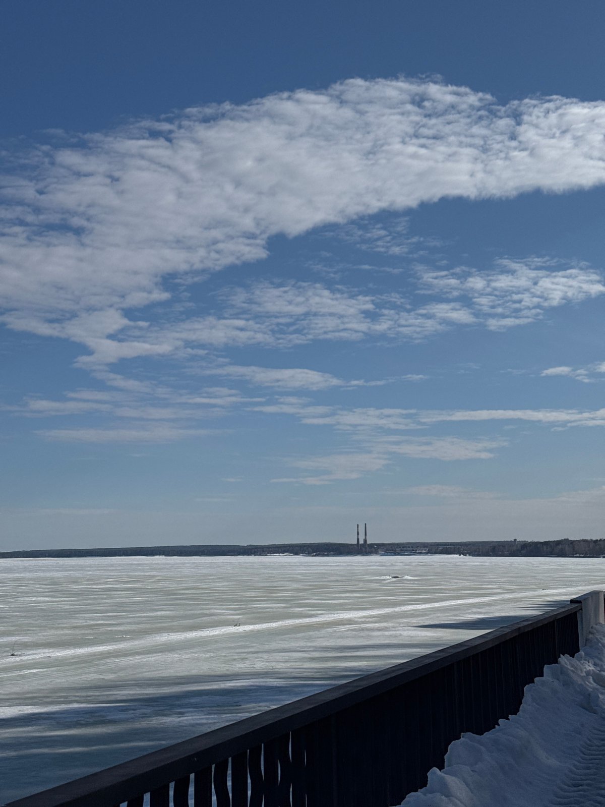 Winter drive documented through Chaikovsky, Russia with scenic stops