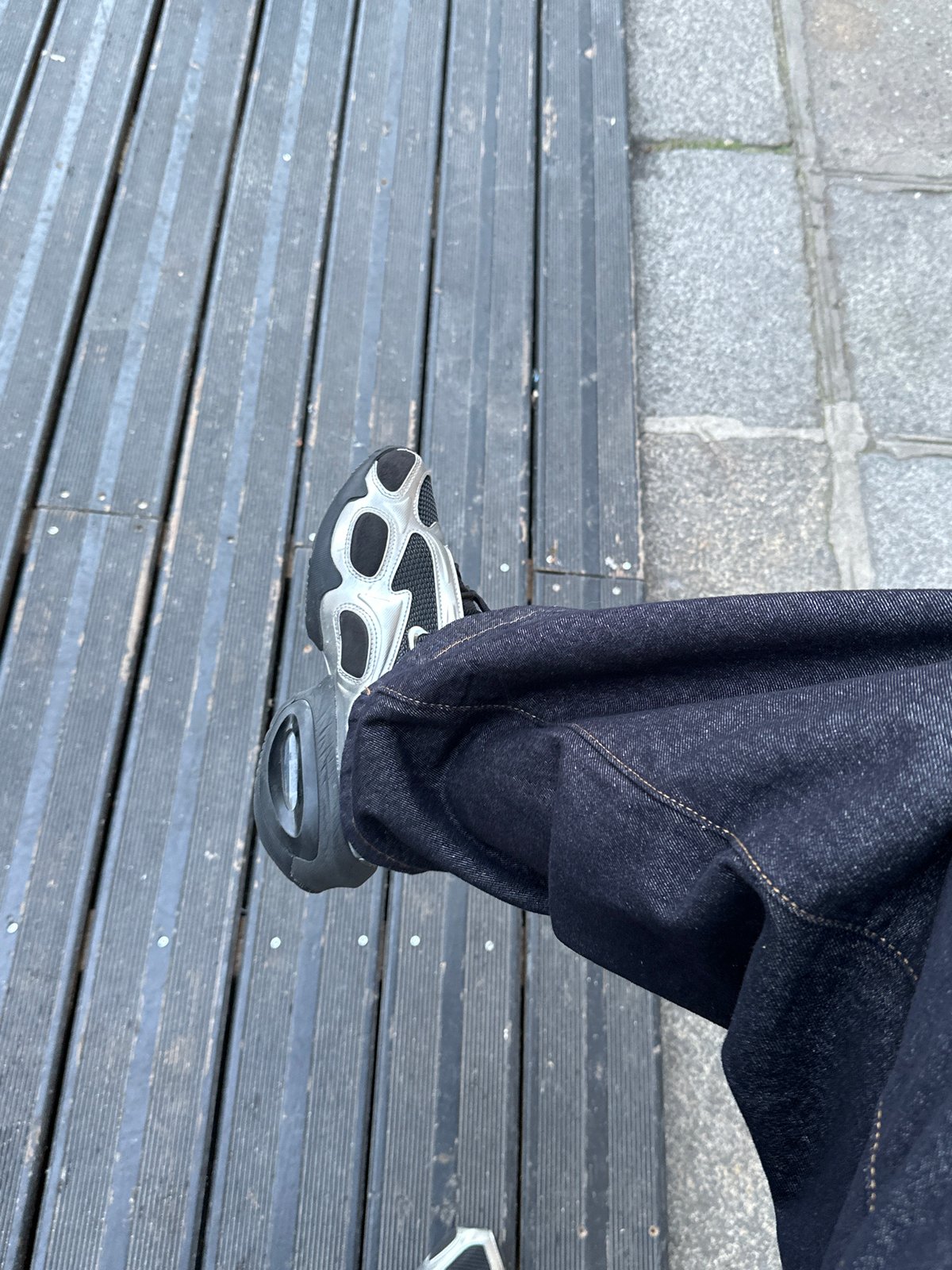 Parisians captured in routine street moments across central city
