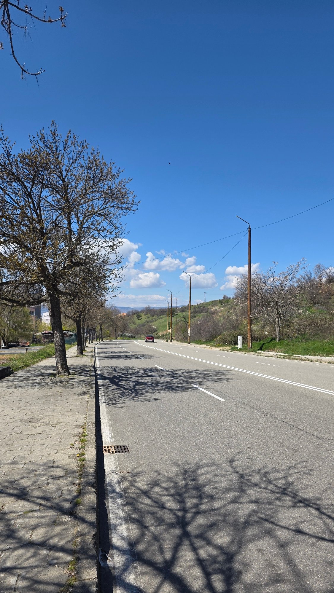 Spring morning walk documented through Blagoevgrad Bulgaria neighborhoods