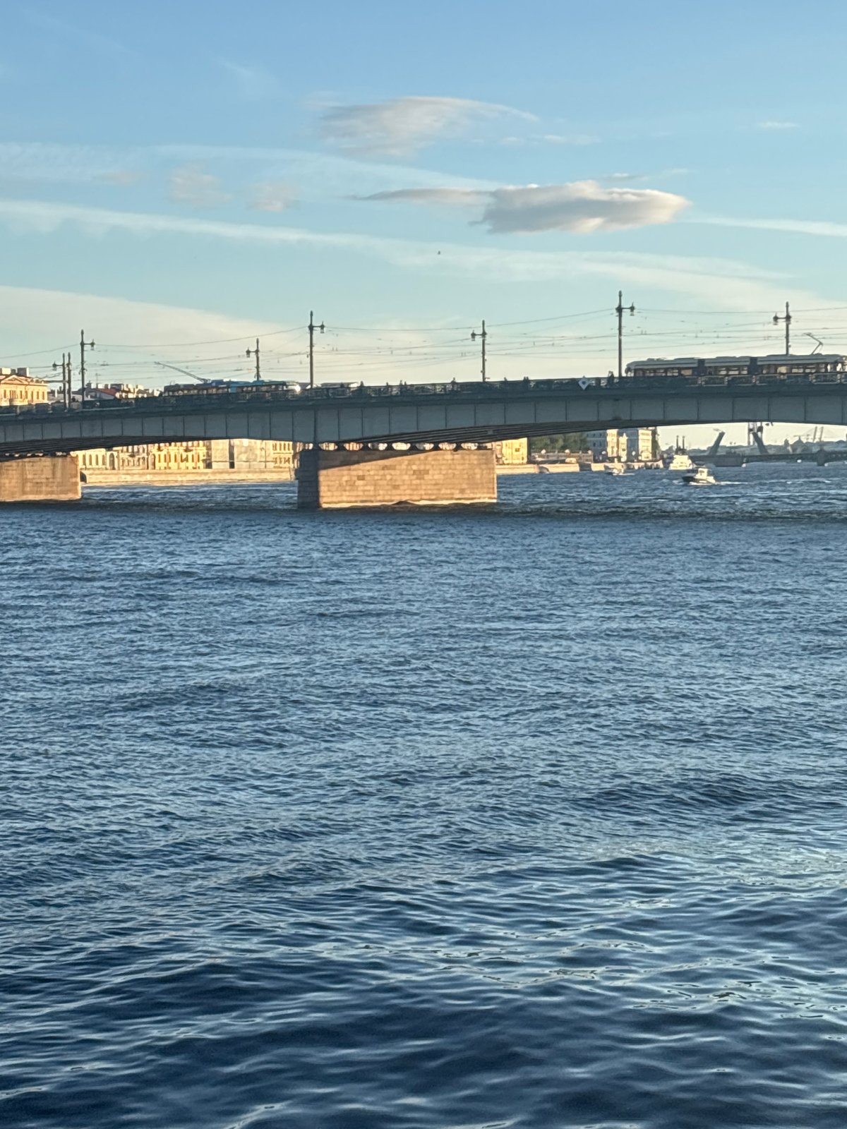 Evening hangout on the Neva embankment, Saint Petersburg