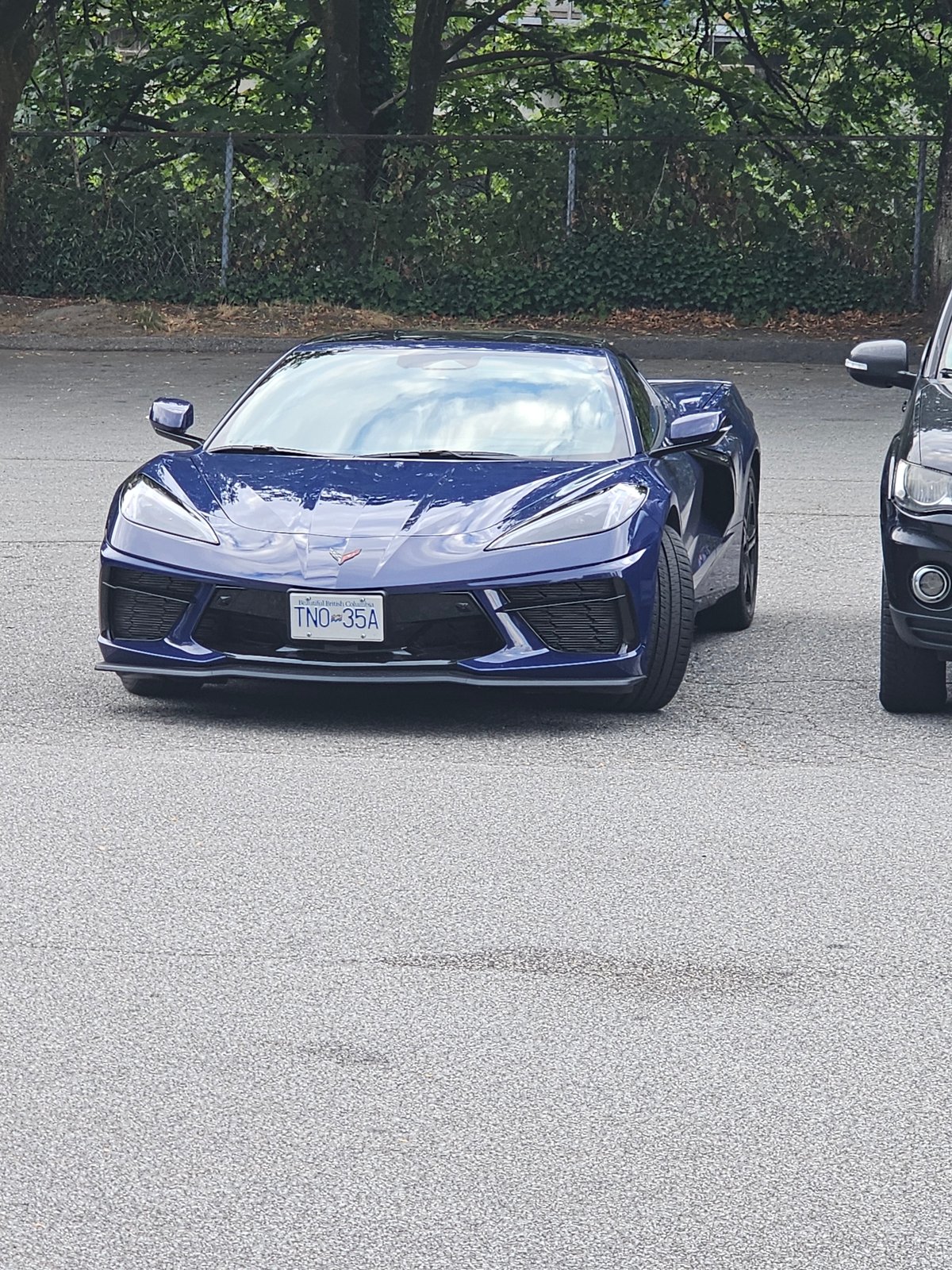 Corvette C8 spotted at Burnaby Shell station with car wash