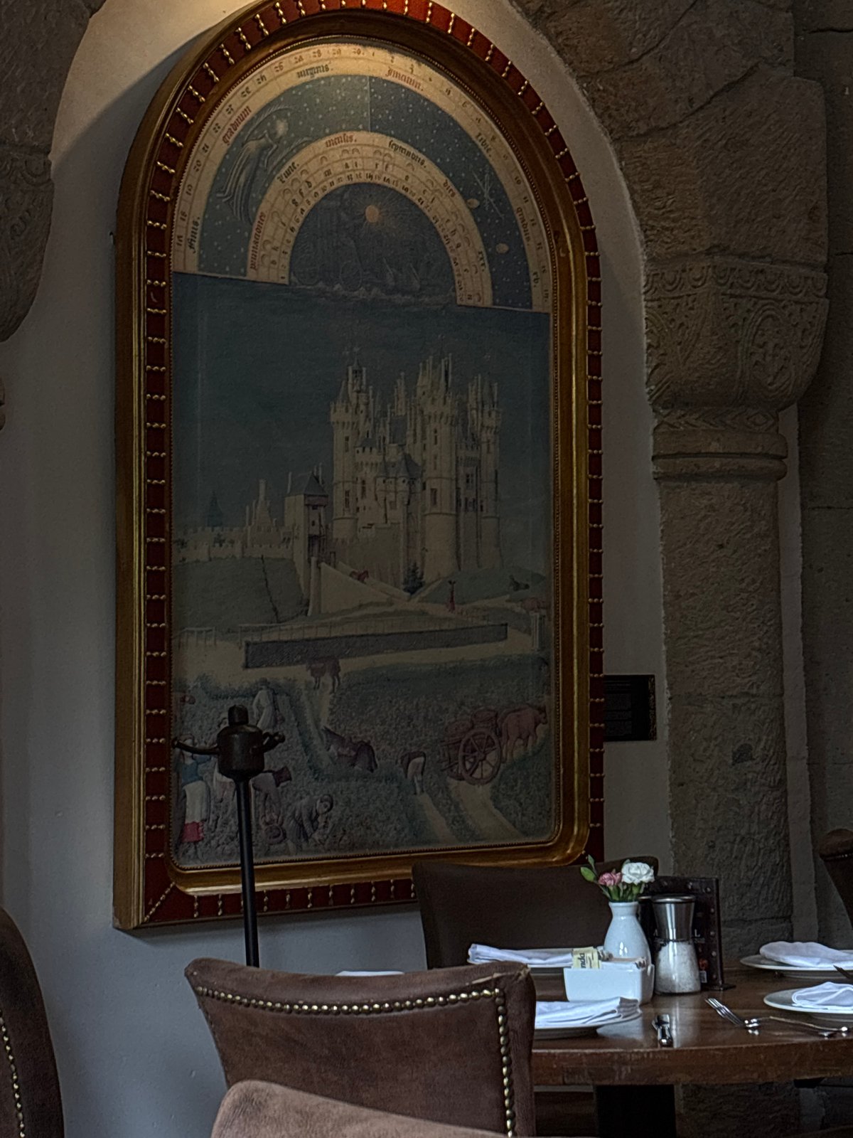 Interior architectural details documented in Mexico City building