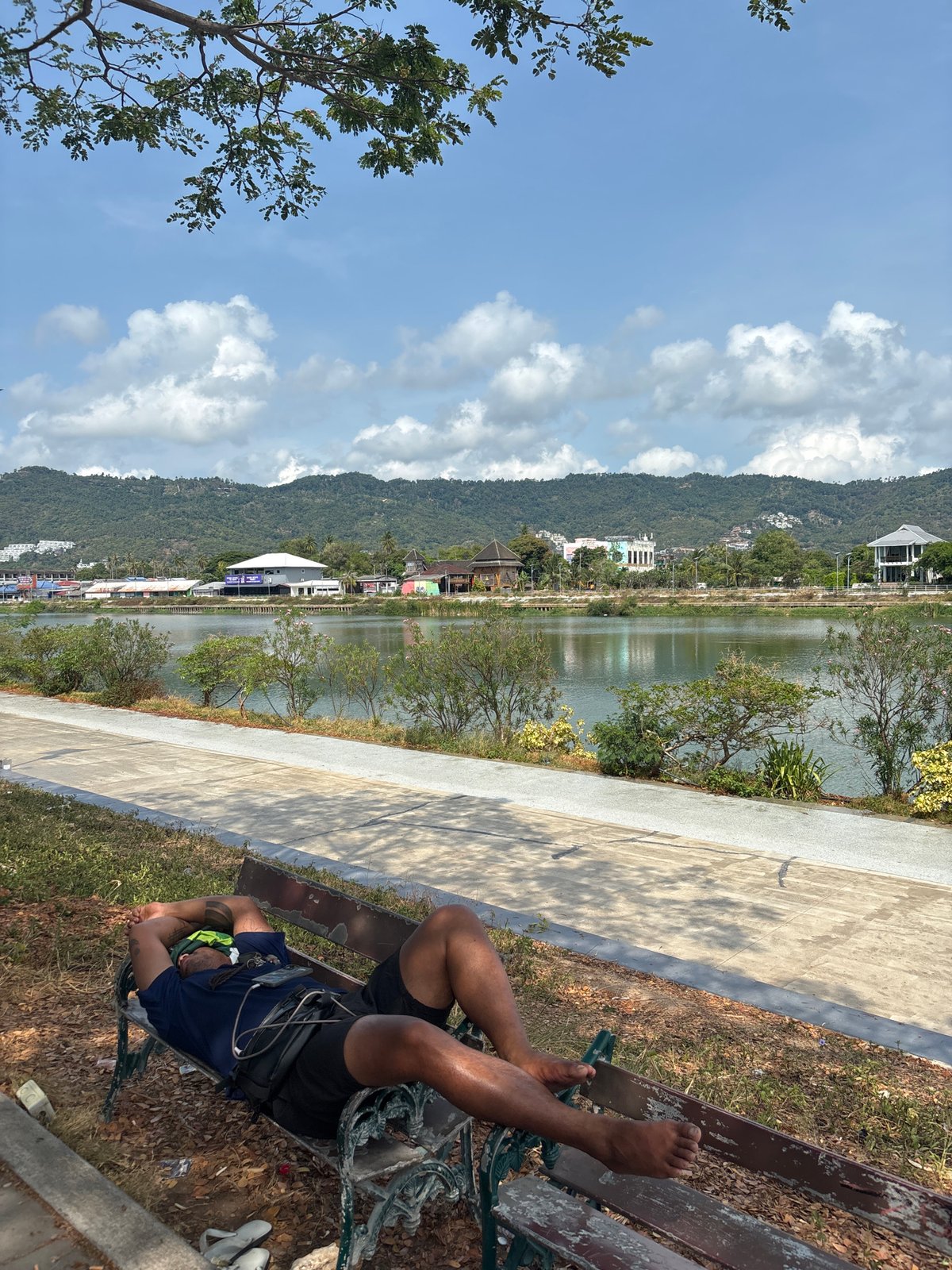 Early morning scenes captured across Baan Chaweng, Thailand