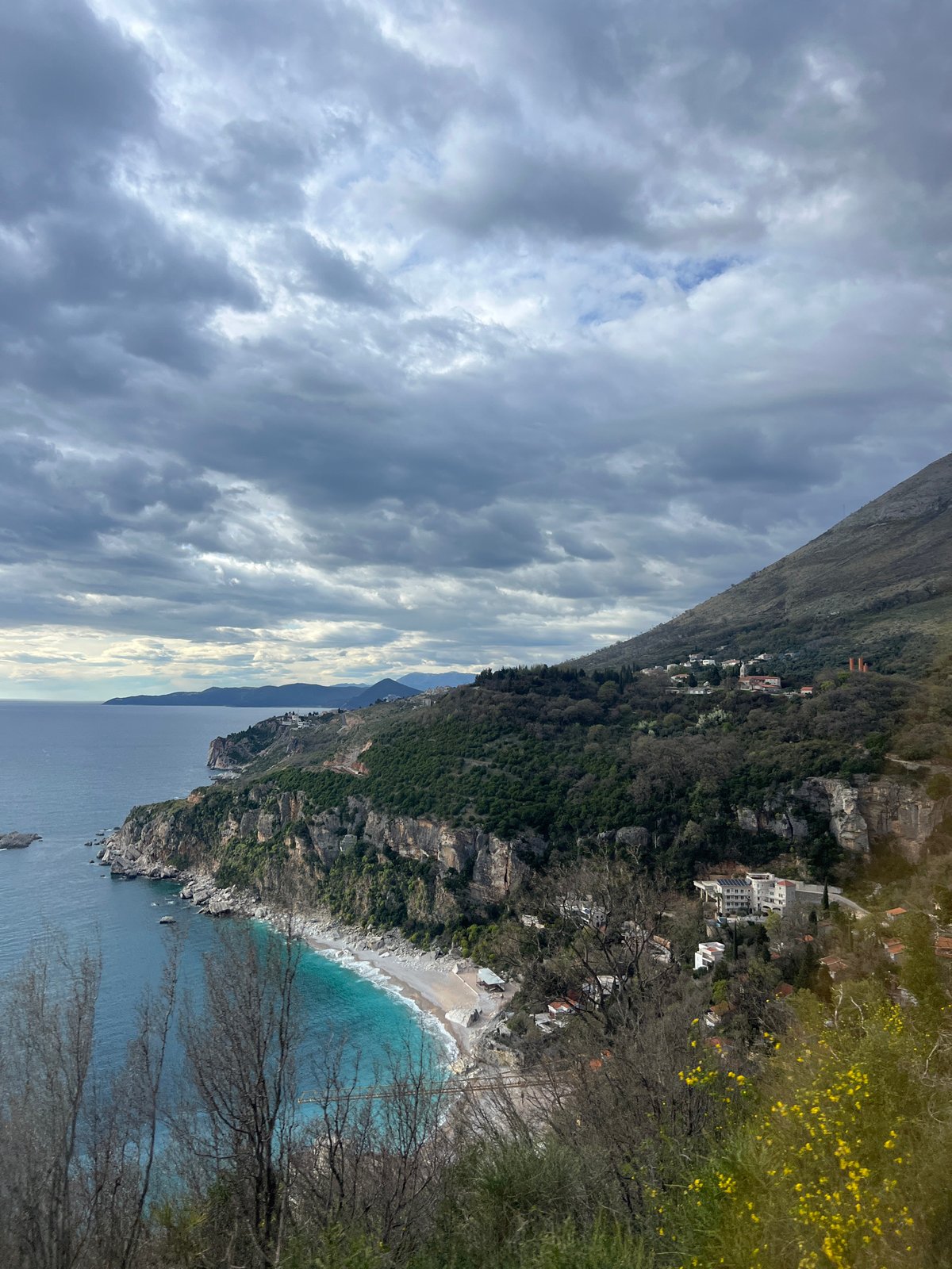 Overcast afternoon documented in Montenegro's Perazića Do region