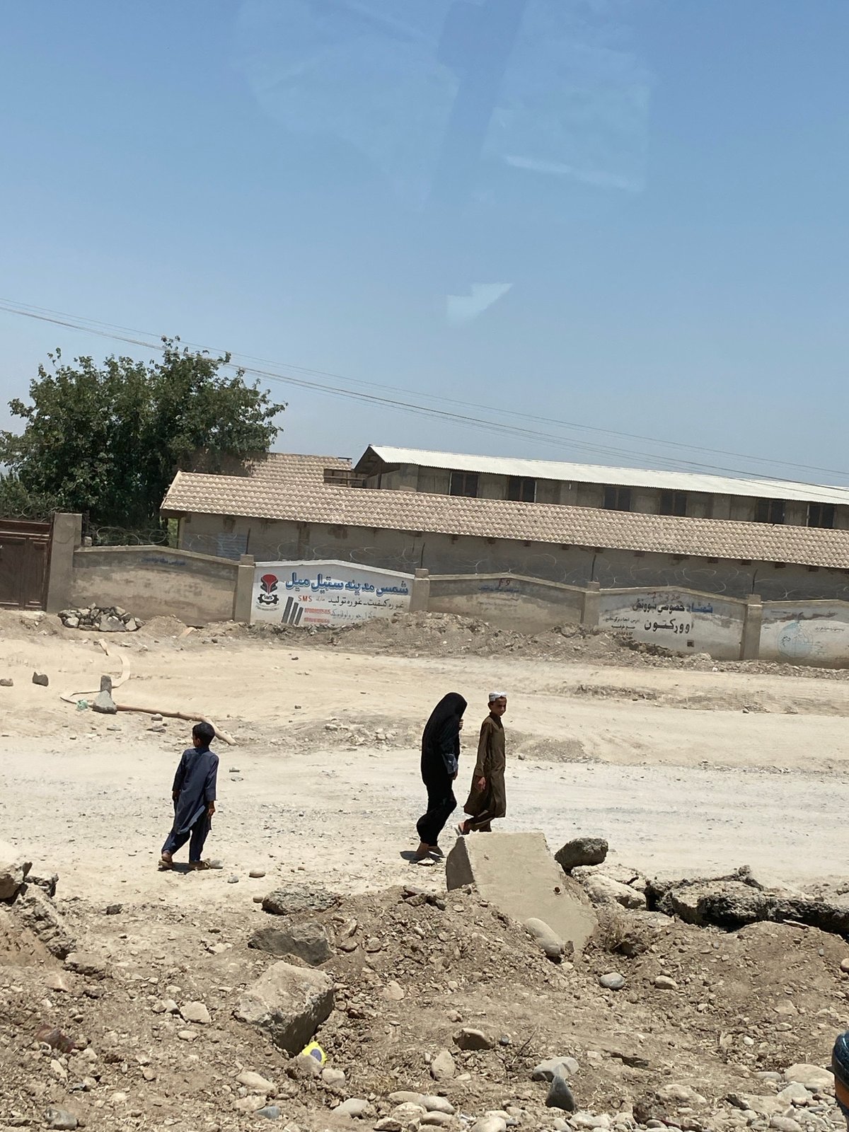 Street life and market stalls in Kokaran, Afghanistan