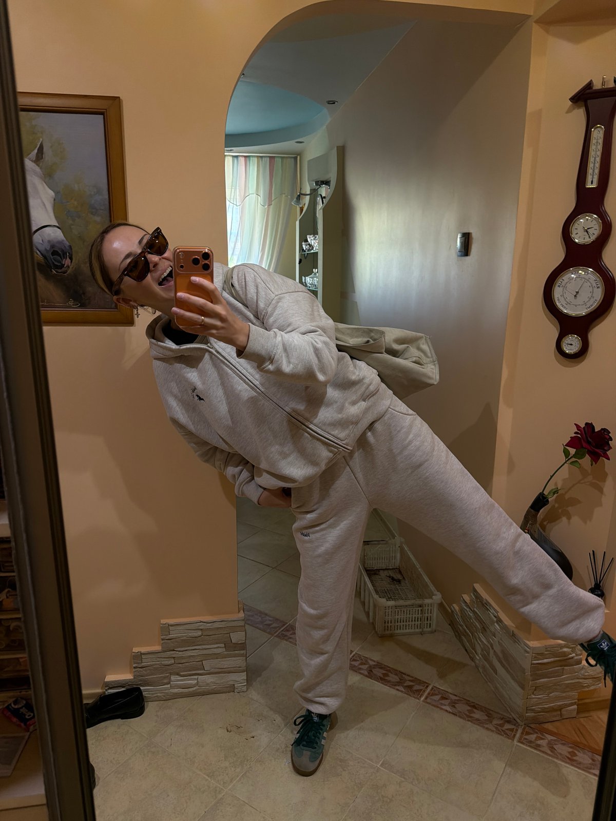Morning domestic life documented across Kamyshin, Russia households