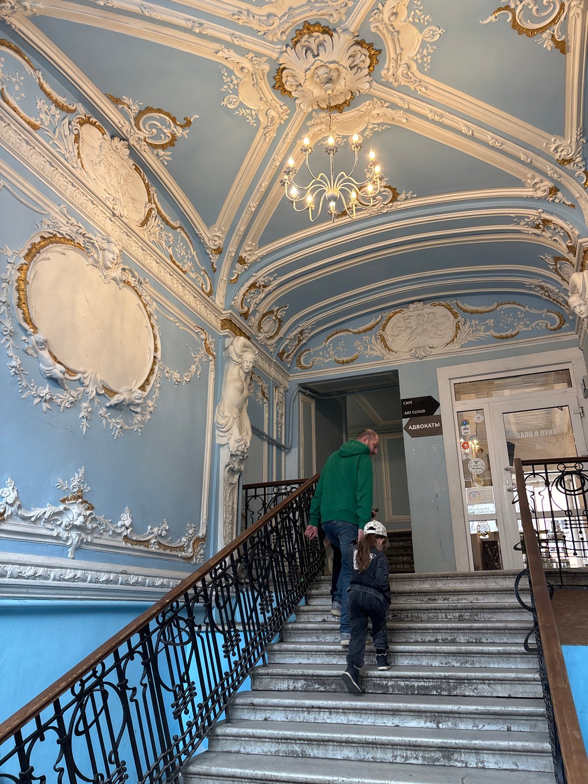 Tourist documents Saint Petersburg architectural tour and salon visit