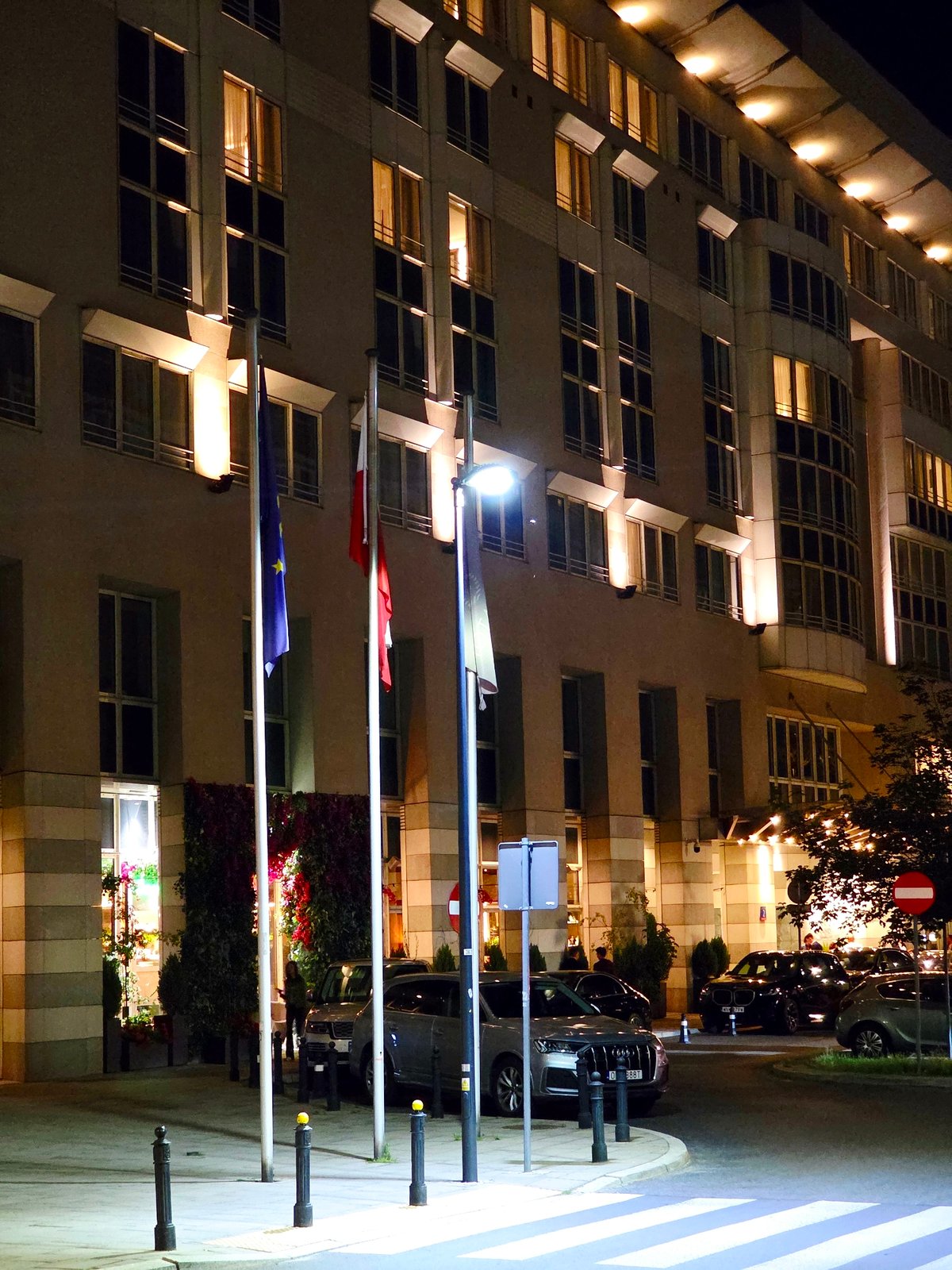 Night tour through Warsaw's city center, June 2026