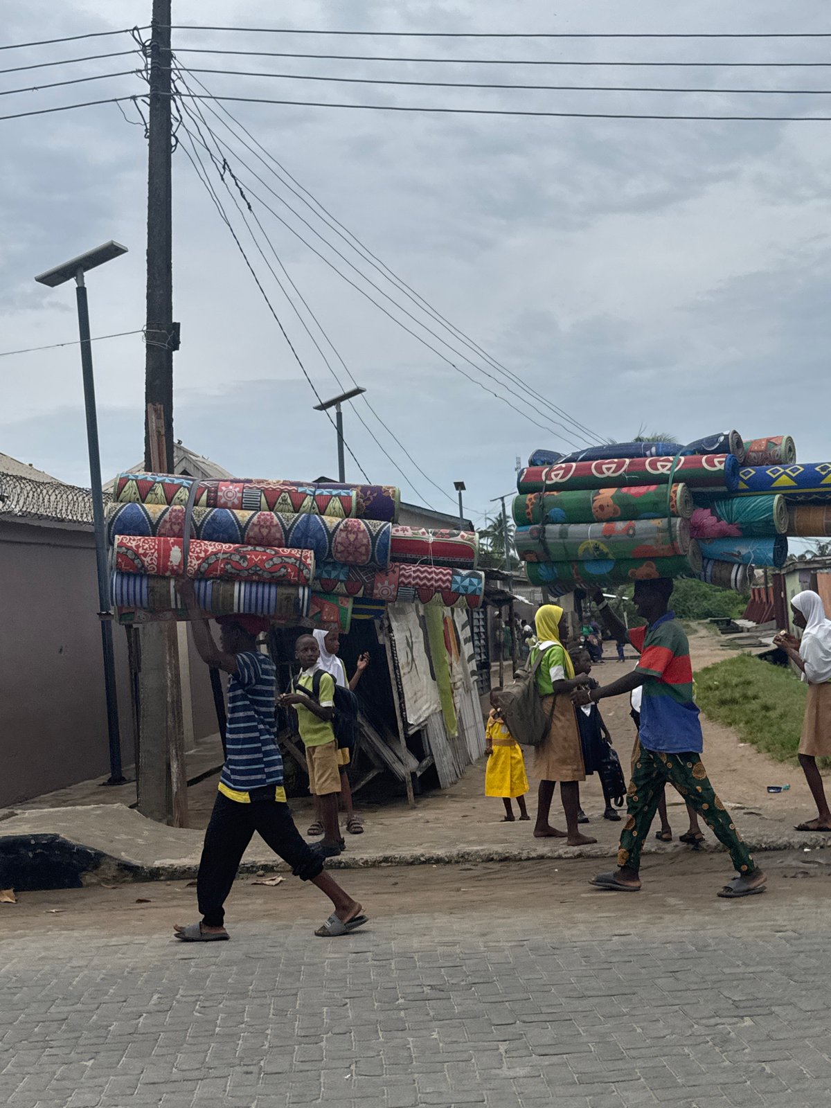 Daily street life documented in Badagry Nigeria
