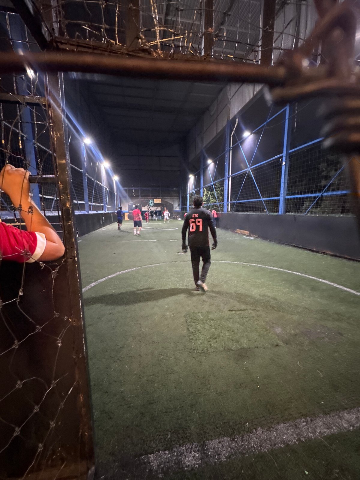 Indoor soccer activity observed in Puebla, Mexico
