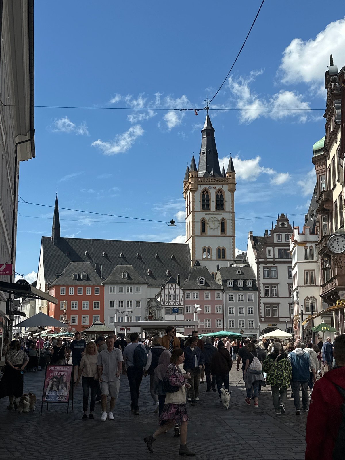 Morning scenes captured across German cities and Luxembourg