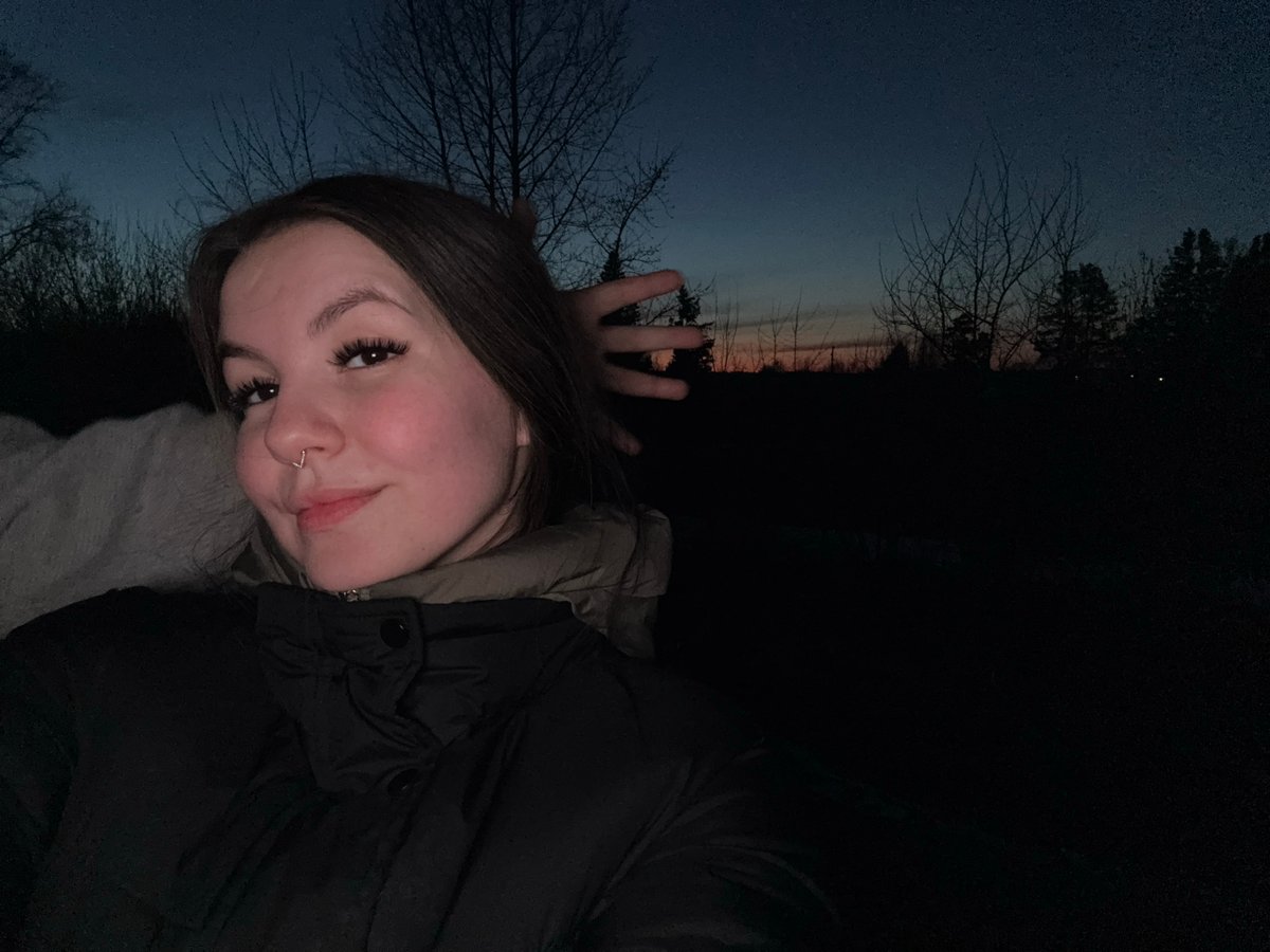 Twilight scenes and selfie captured in Foki, Russia