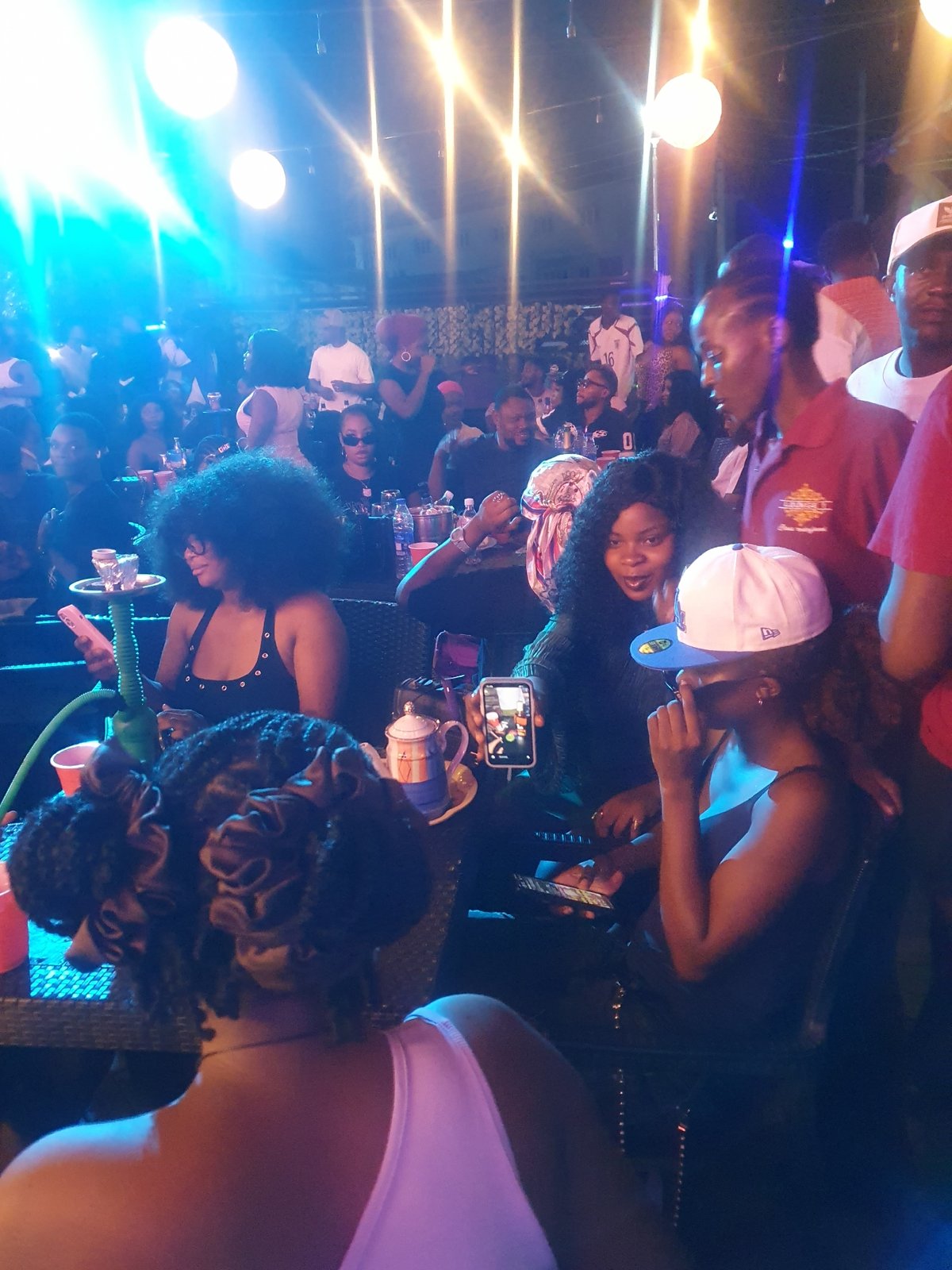 Nighttime party at YADO'S SPACE Lounge draws crowds in Lokoja