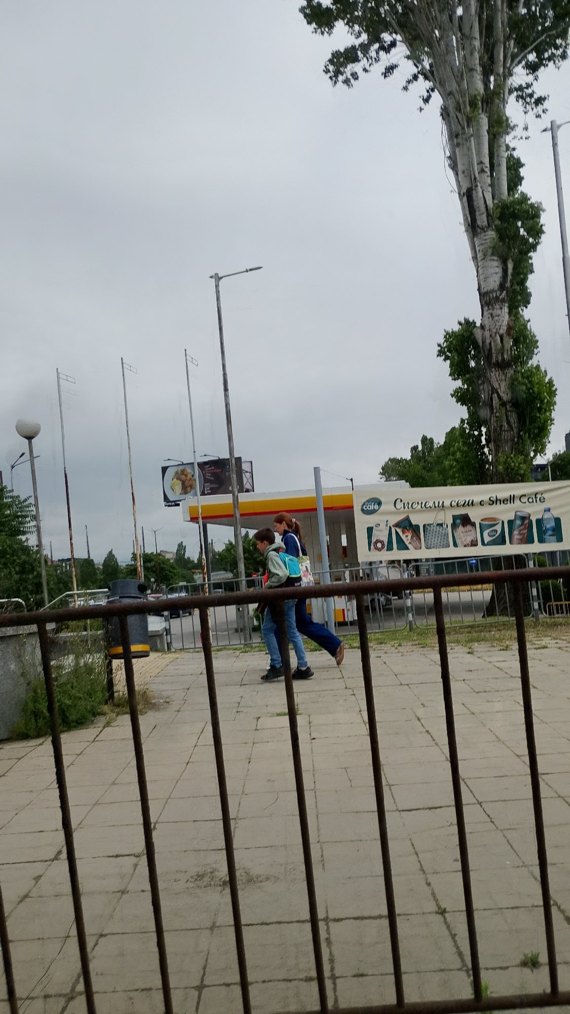 Morning scenes documented across Sofia under cloudy skies