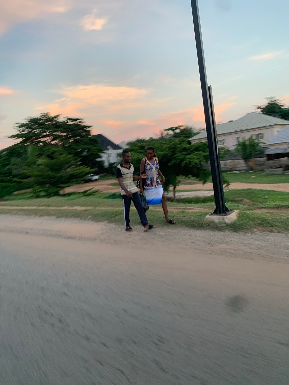 Dusk commute through Galadimawa Village and Abuja streets
