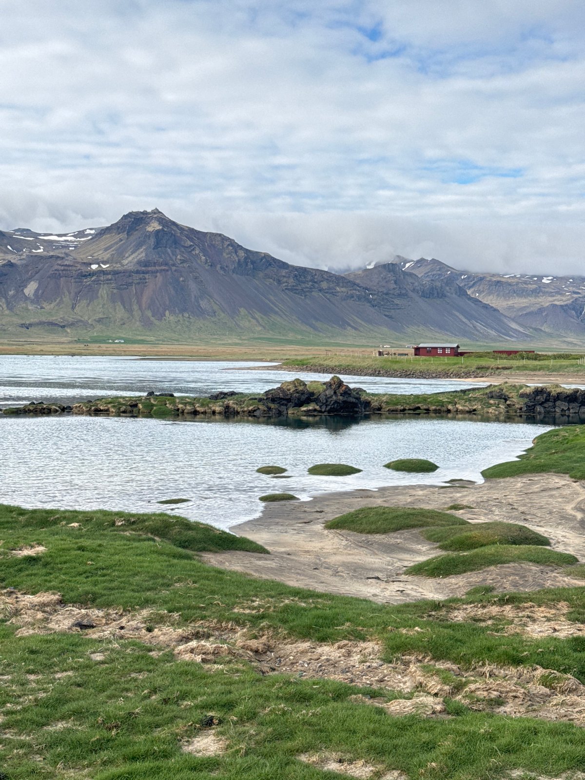 Witness captures serene coastal landscape at Búðir, Iceland