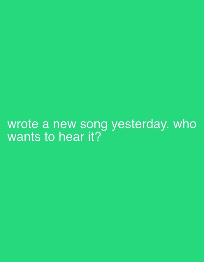 London resident seeks audience for newly written song