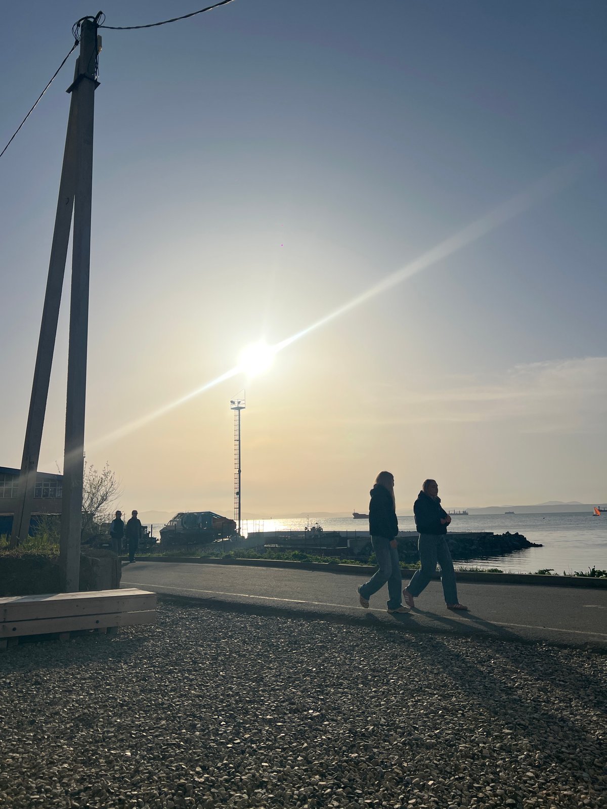 Morning coffee and casual moments documented in Vladivostok