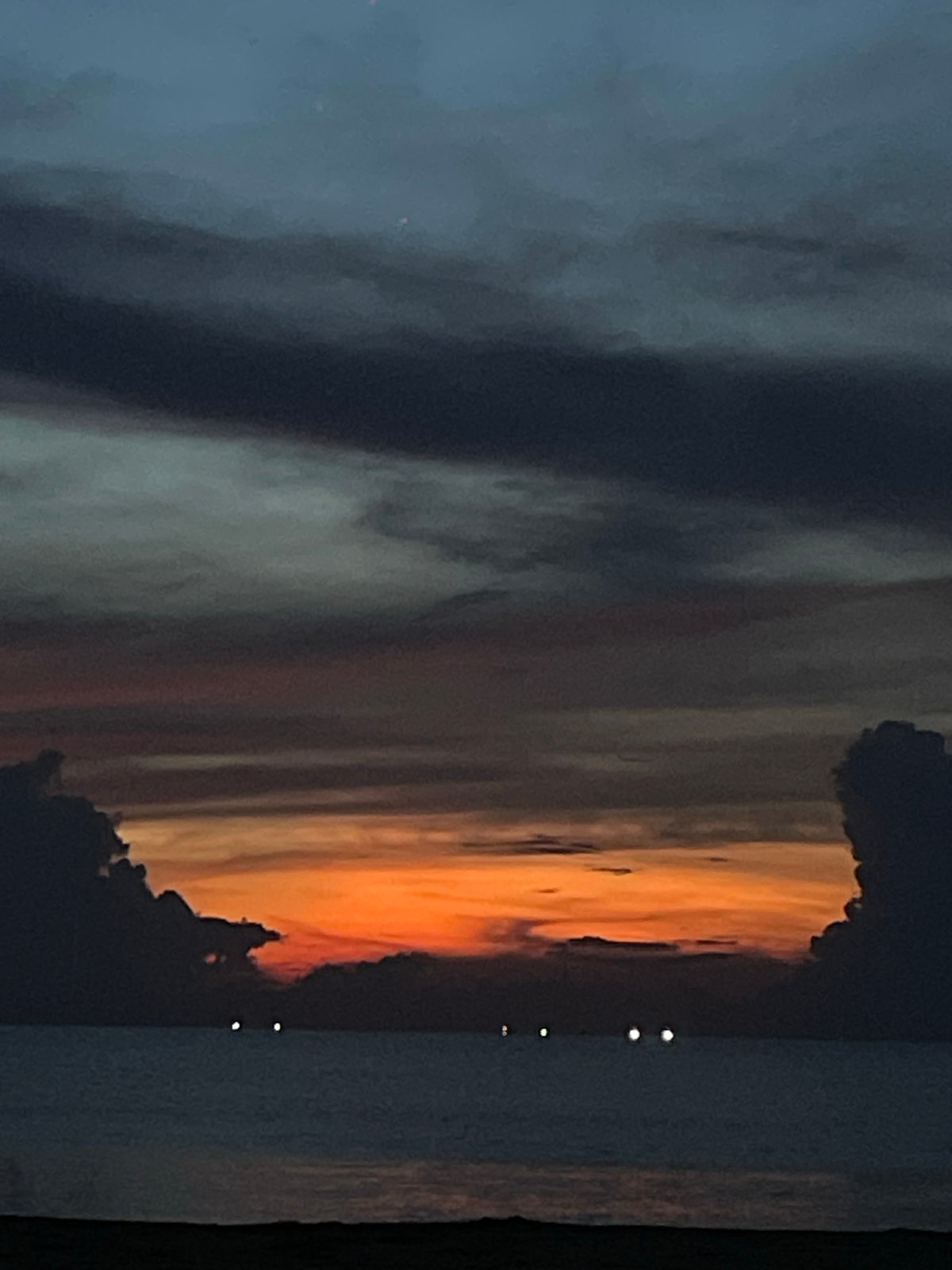Da Nang beachfront sunset, shot from multiple angles at dusk