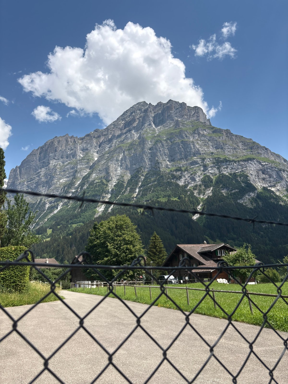 Alpine views and odd indoor notes from Grindelwald