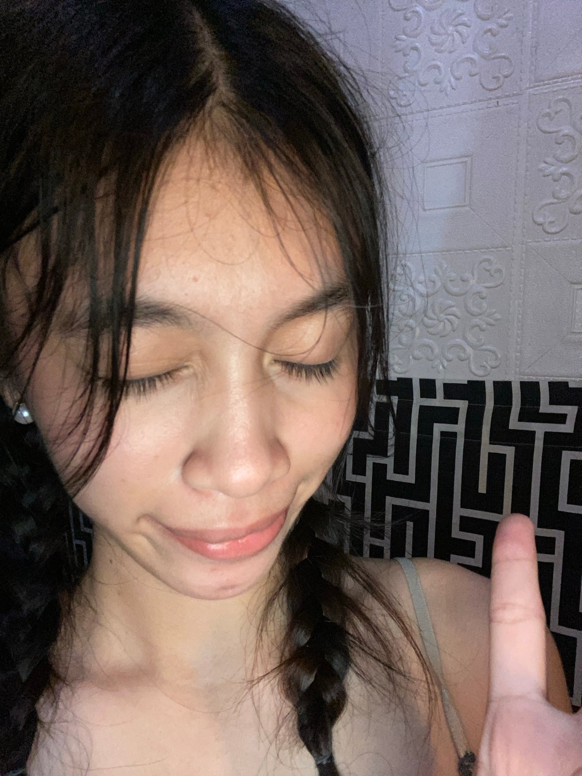 Relaxed selfie series in Panabo, braids and casual poses.