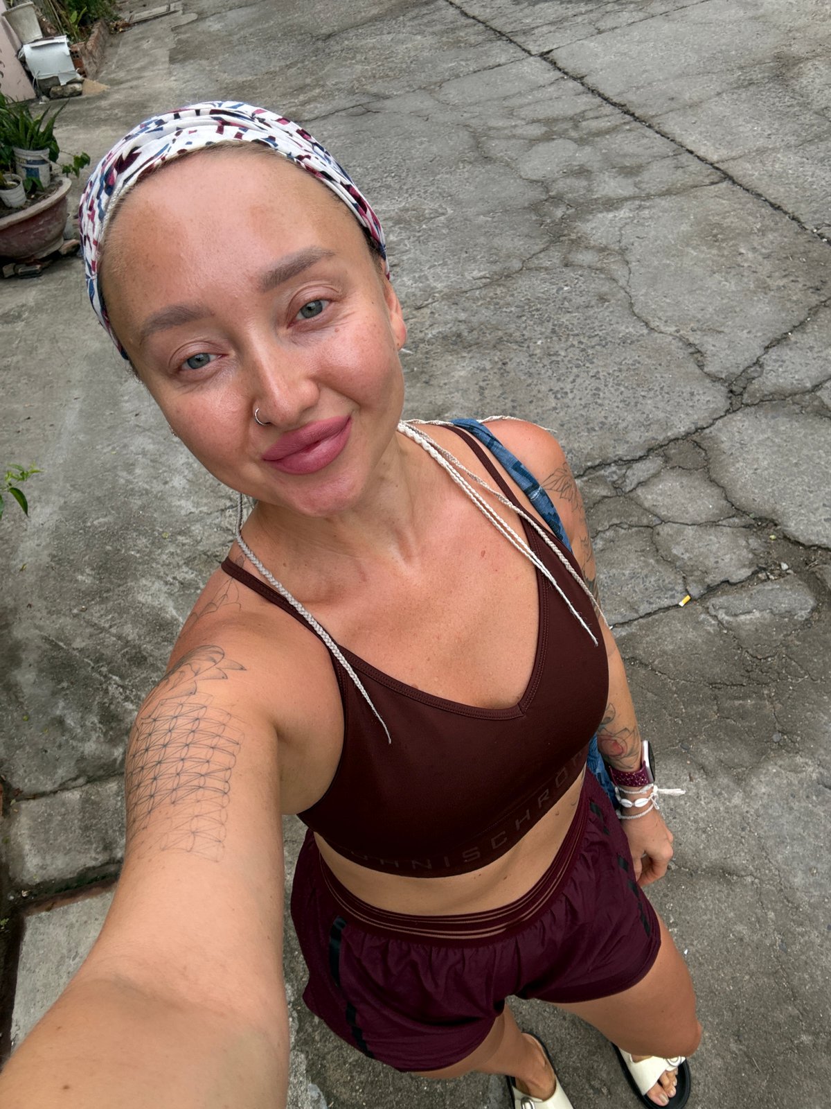 Street scenes along a Nha Trang road, July 2026
